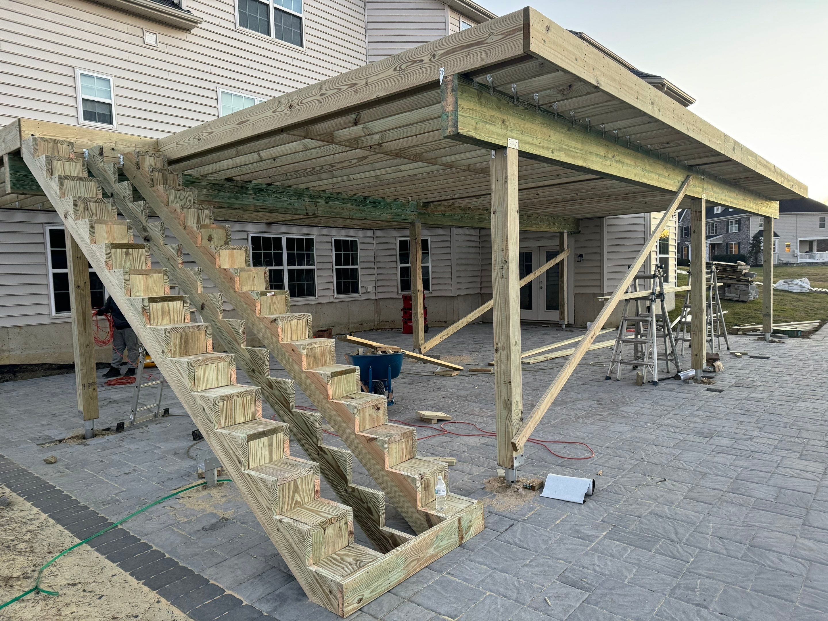 New Deck With Waterproofing  by deck guardian