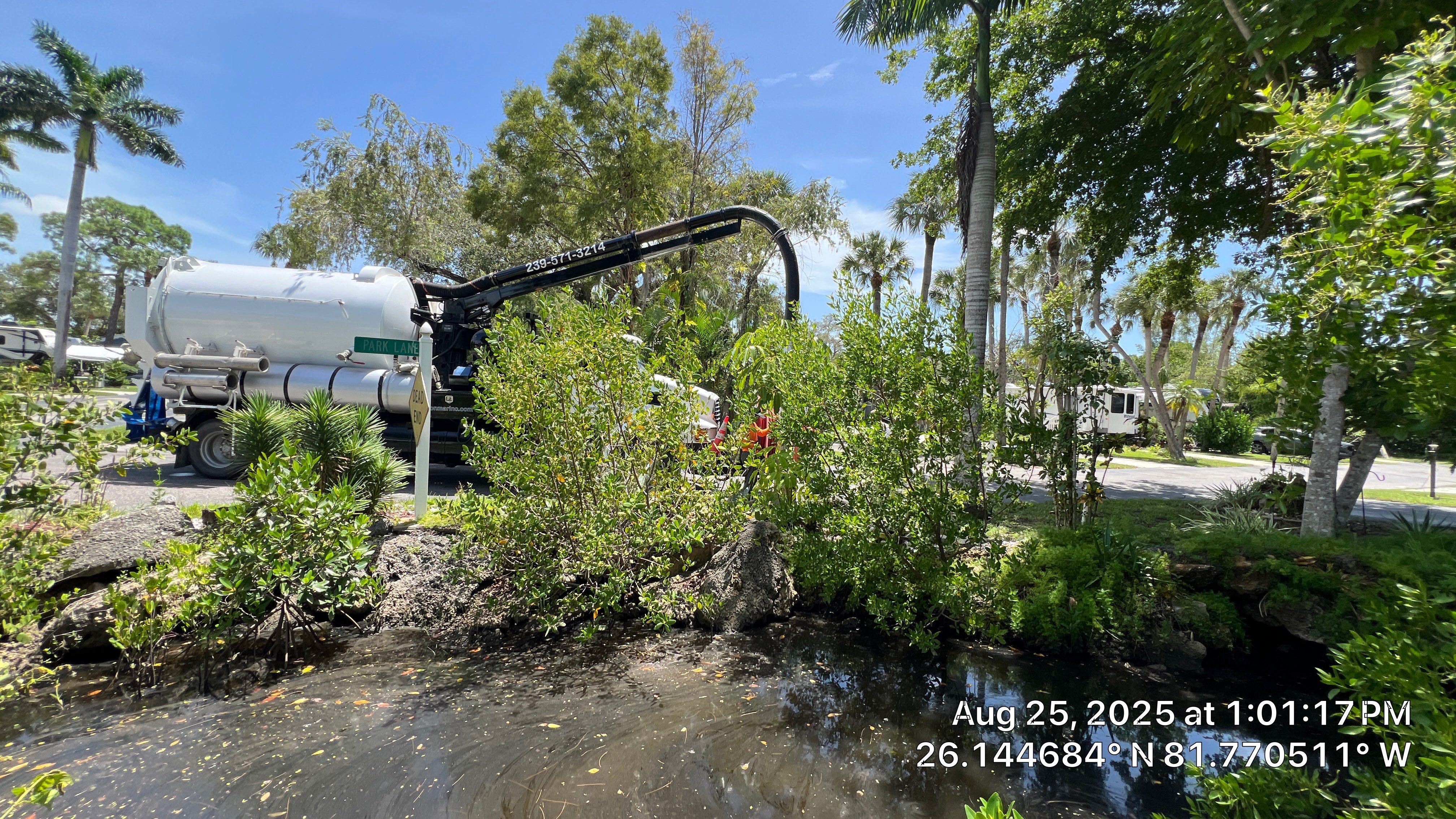 Naples RV Resort Stormwater System Maintenance  by Don Mar, Inc. Storm Water Solutions
