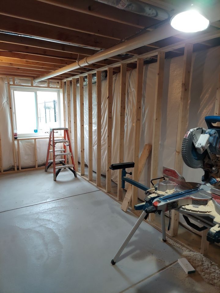 Basement Remodel by Ivy Lea Construction