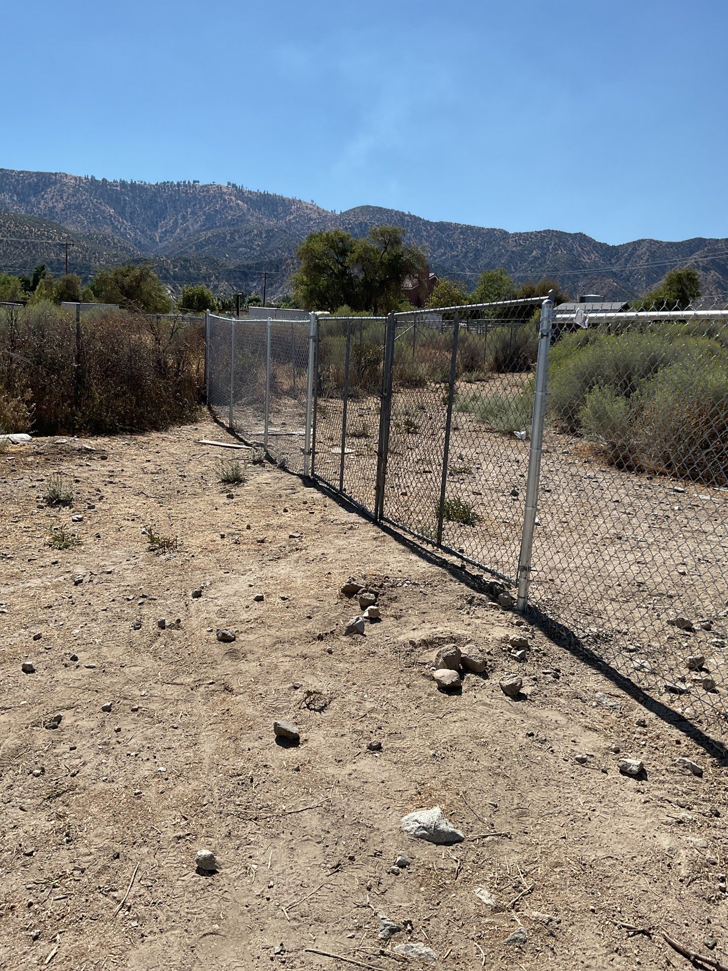 Fence Installation using chain -link by Fence Guys Inc.