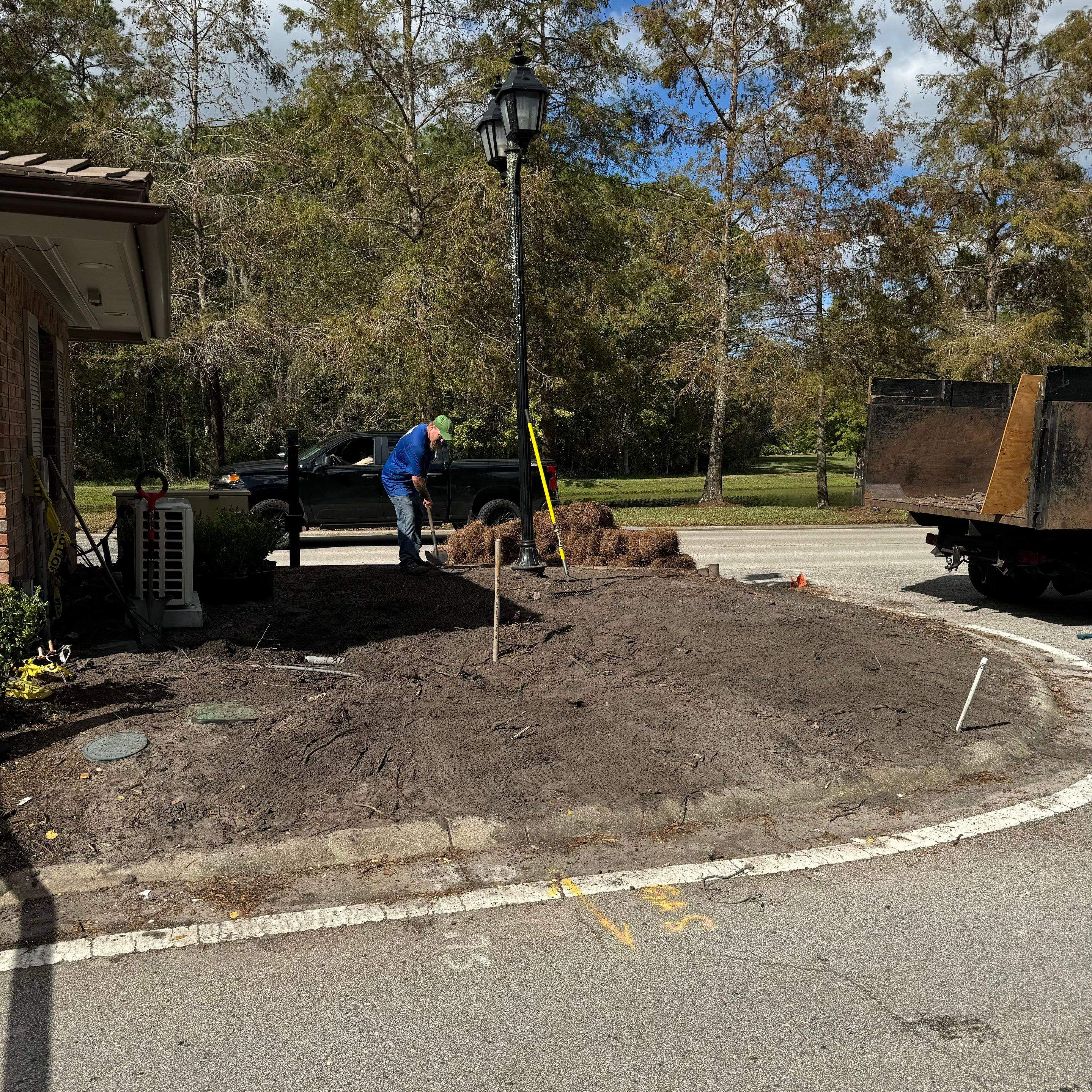 Main Gate Landscaping Project | Deerwood Community by ProGreen Services