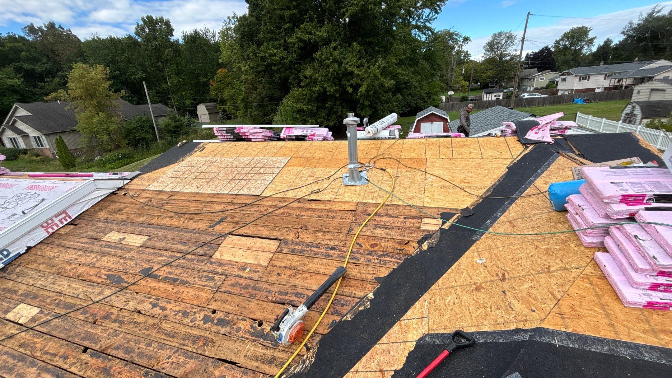 Roof Replacement using Owens Corning Slatestone Gray by 180 Contractors