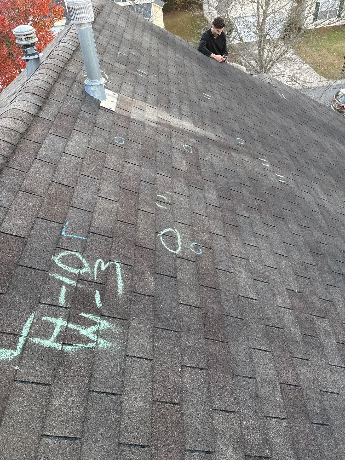 Roof replacement and interior repair by hail damage by Just Brilliant Restoration JBR