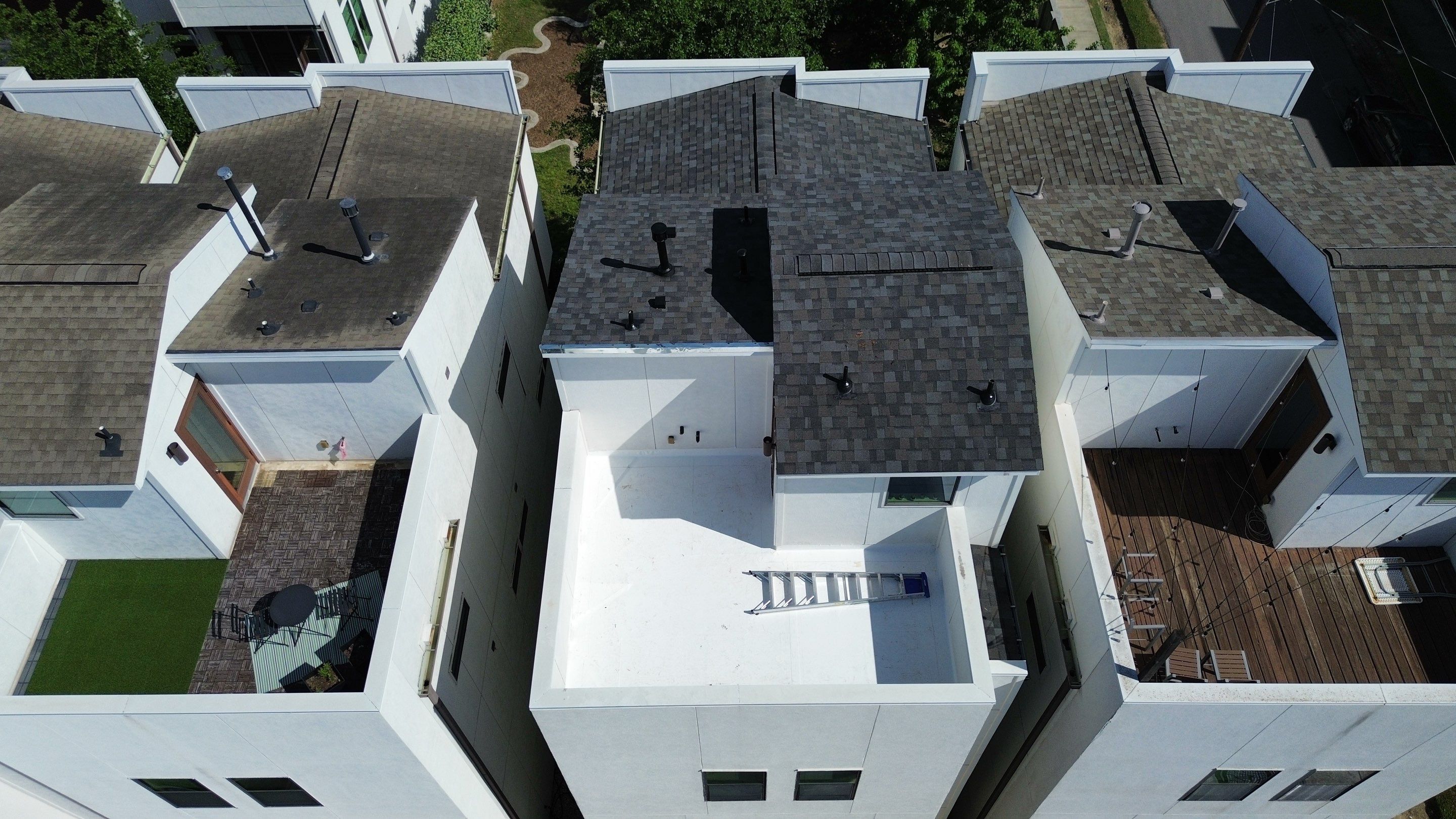 Townhome Roof Replacement by Houston Roofing & Construction