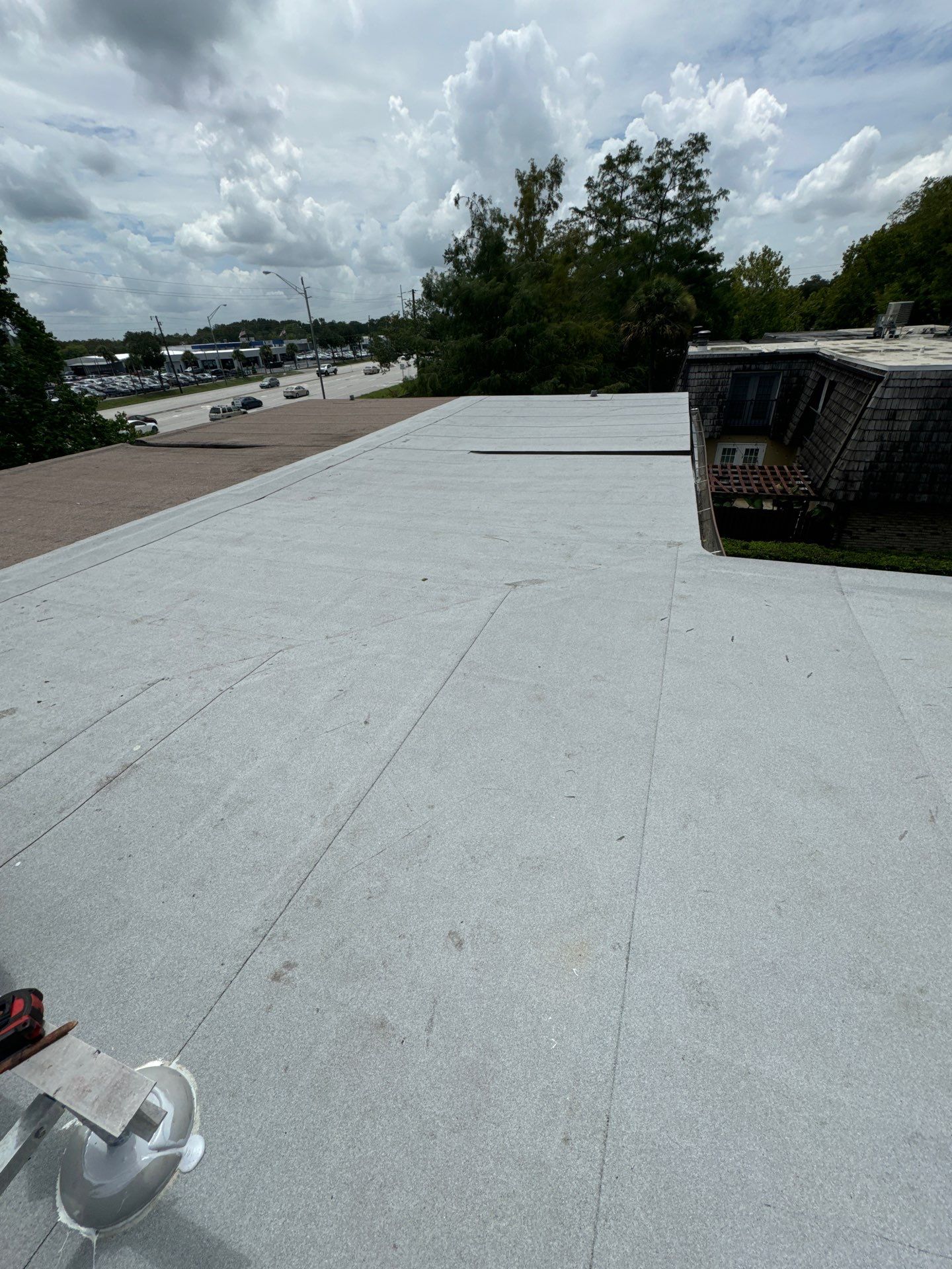 Flat Reroof Replacement Winter Park FL by Pinnacle Roofing Group