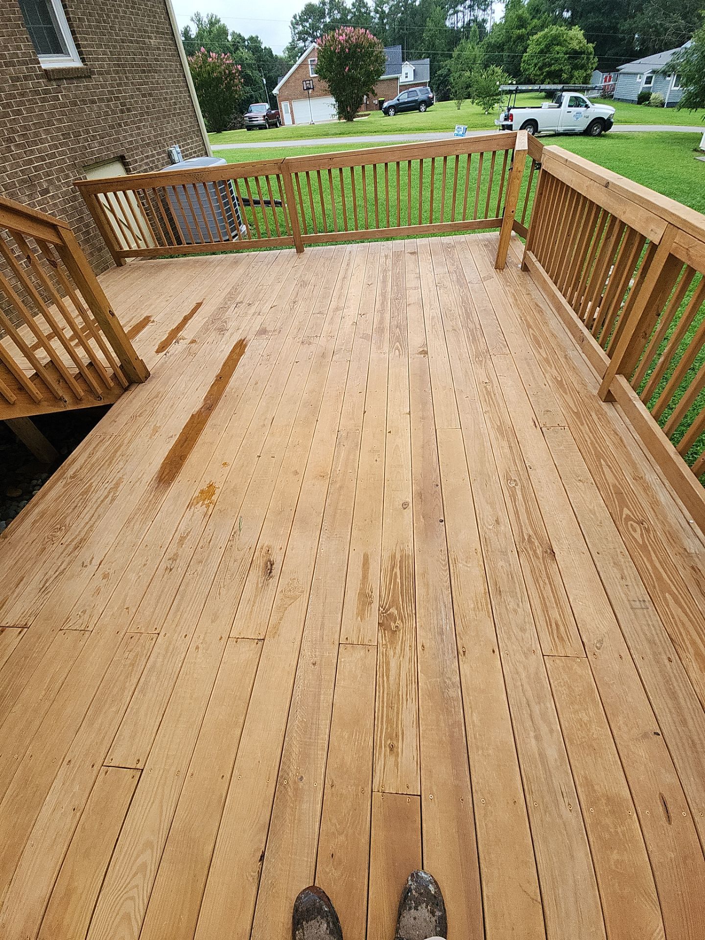 Weathered Deck using Wood Sealant by DuraSeal