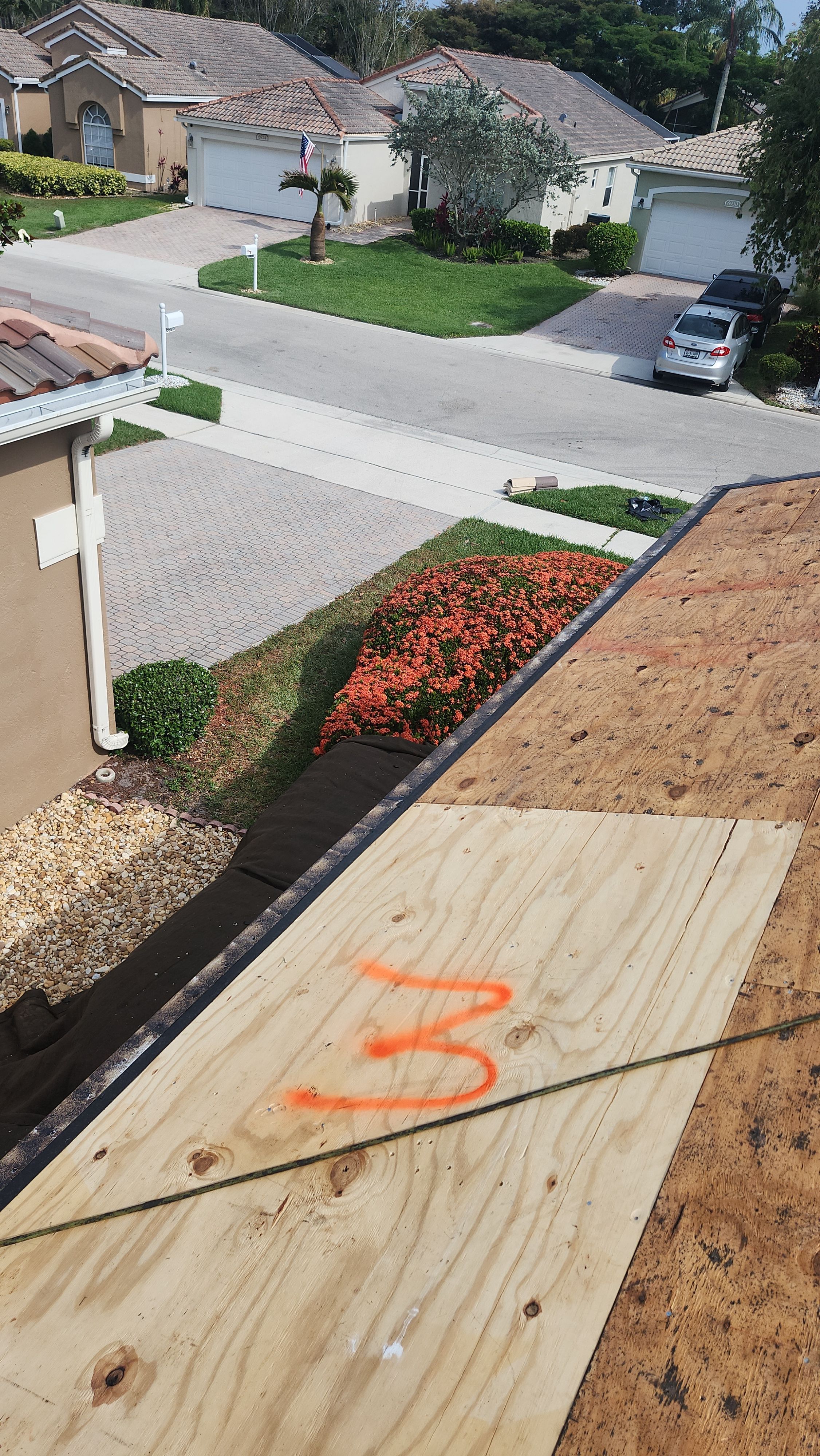 New Barrel Tile Roof Installation and Decking Repair in Boynton Beach by Aastro Roofing