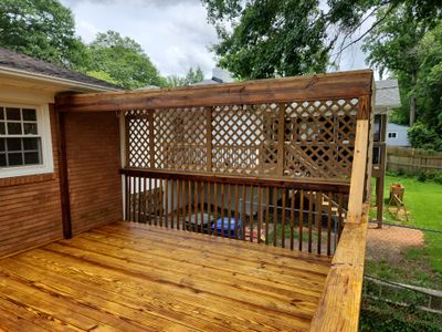 Deck using Wood Sealant