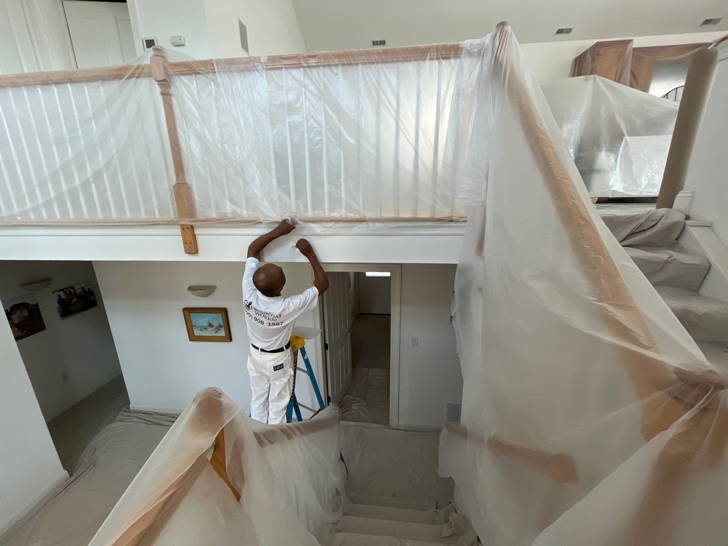 Interior Painting and Drywall Repair for Avalon Coastal Home by FreshCoat Works LLC