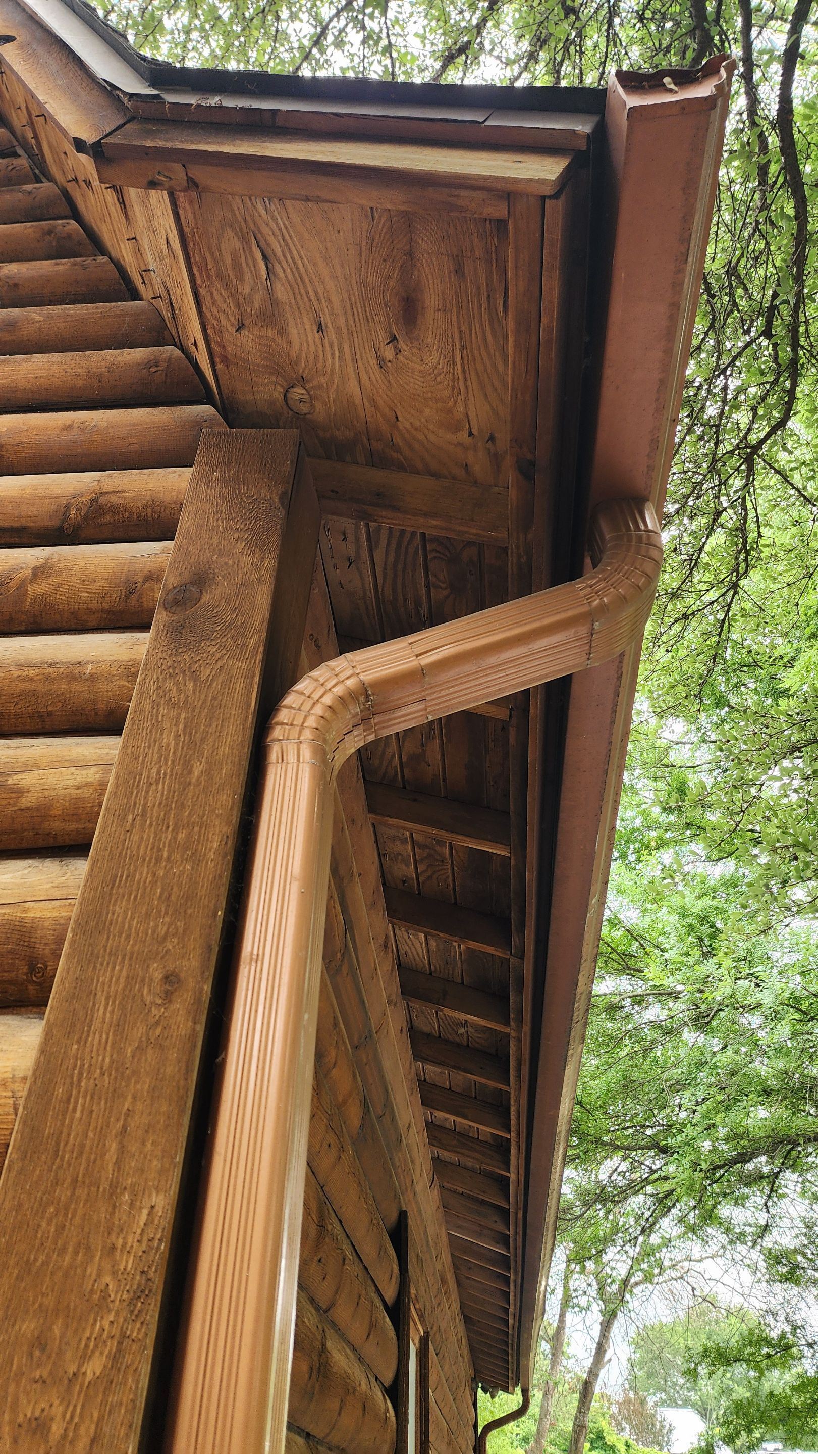 Fort Worth Log Home Roof Replacement and Gutter System Service by Performance 1 Roofing