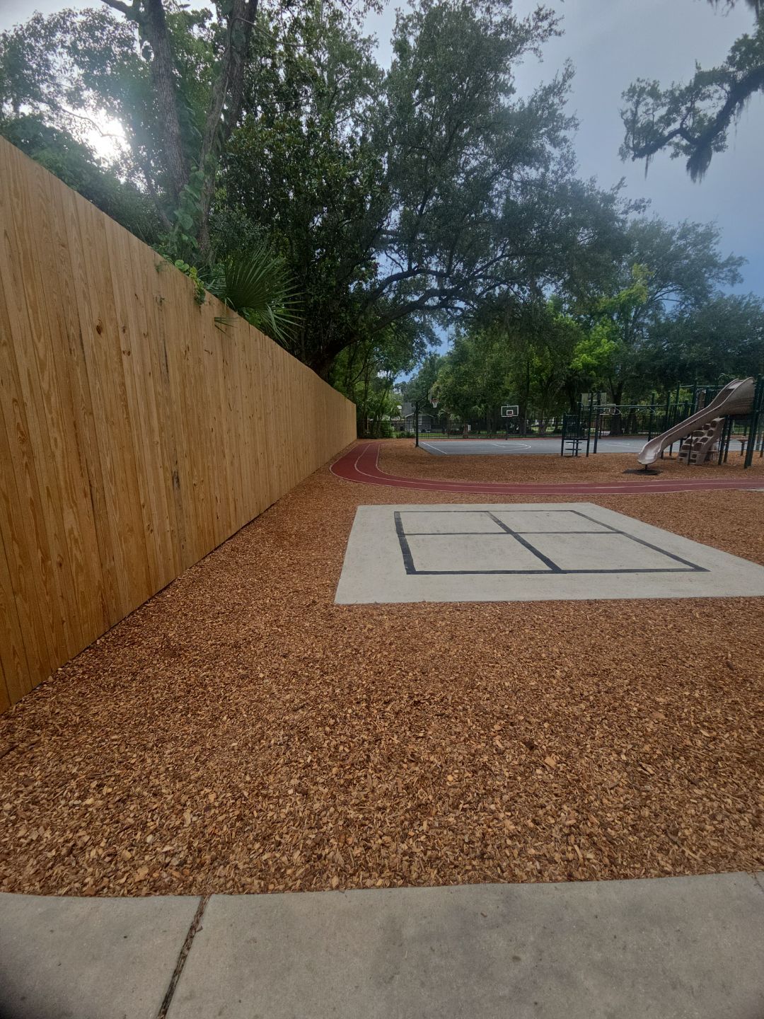 Episcopal - St. Mark's Campus | Playground Mulch Install by ProGreen Services