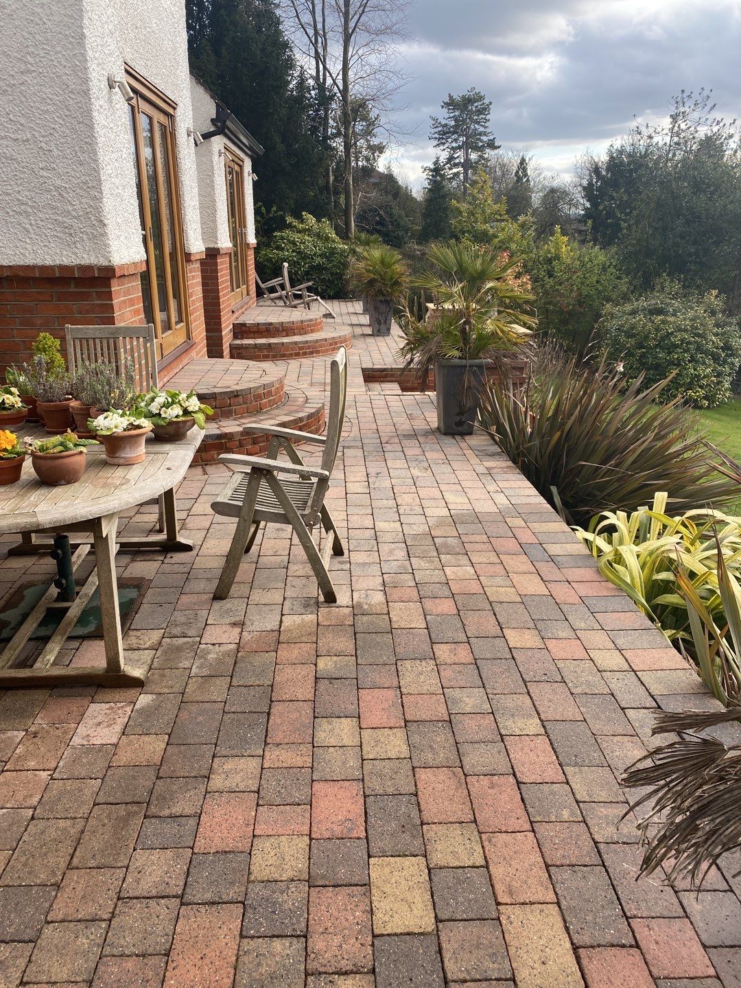 Driveway And Patio Clean using honda 21 ltr/min by Ges Exterior Cleaning ltd