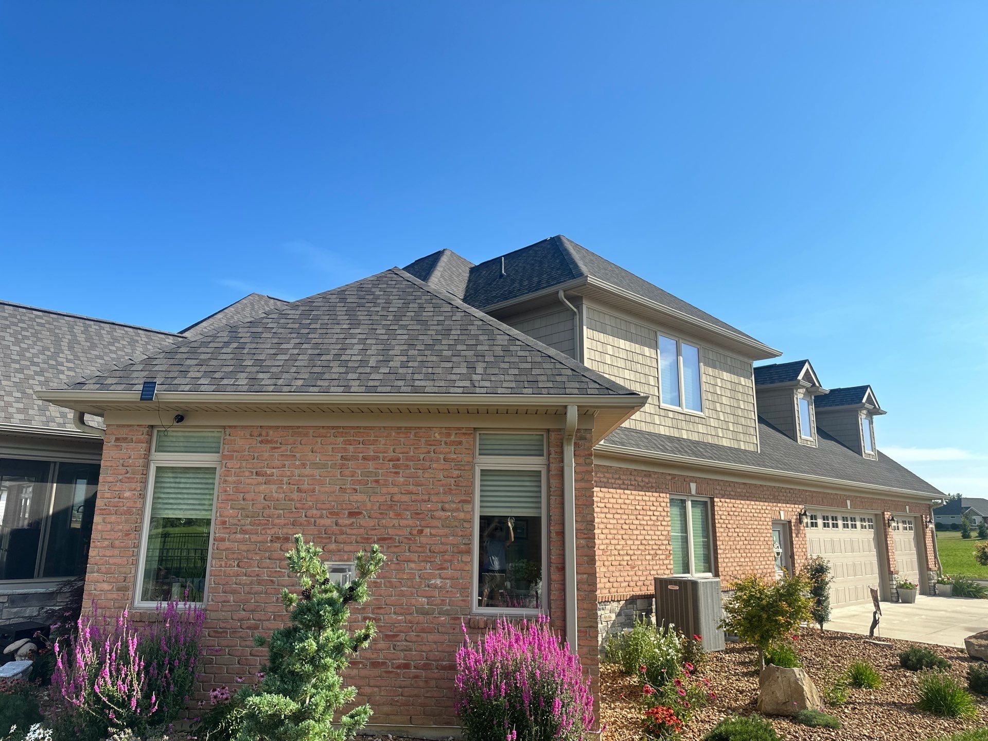 Residential Roofing Installation using GAF Timberline HDZ Appalachian Sky by Nitro Roofing and Construction