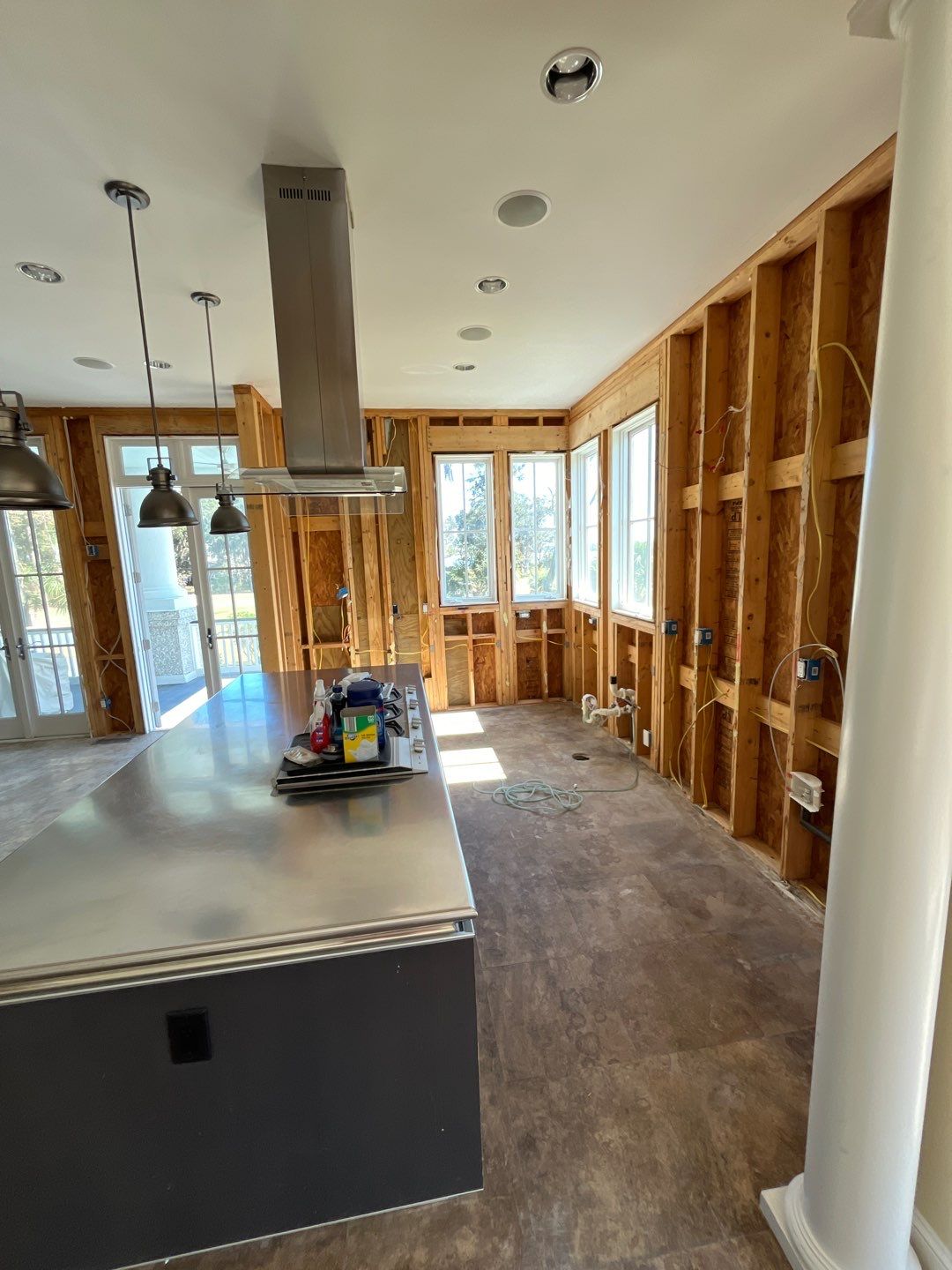 Fire mitigation with structure clean by EAS Environmental, LLC.