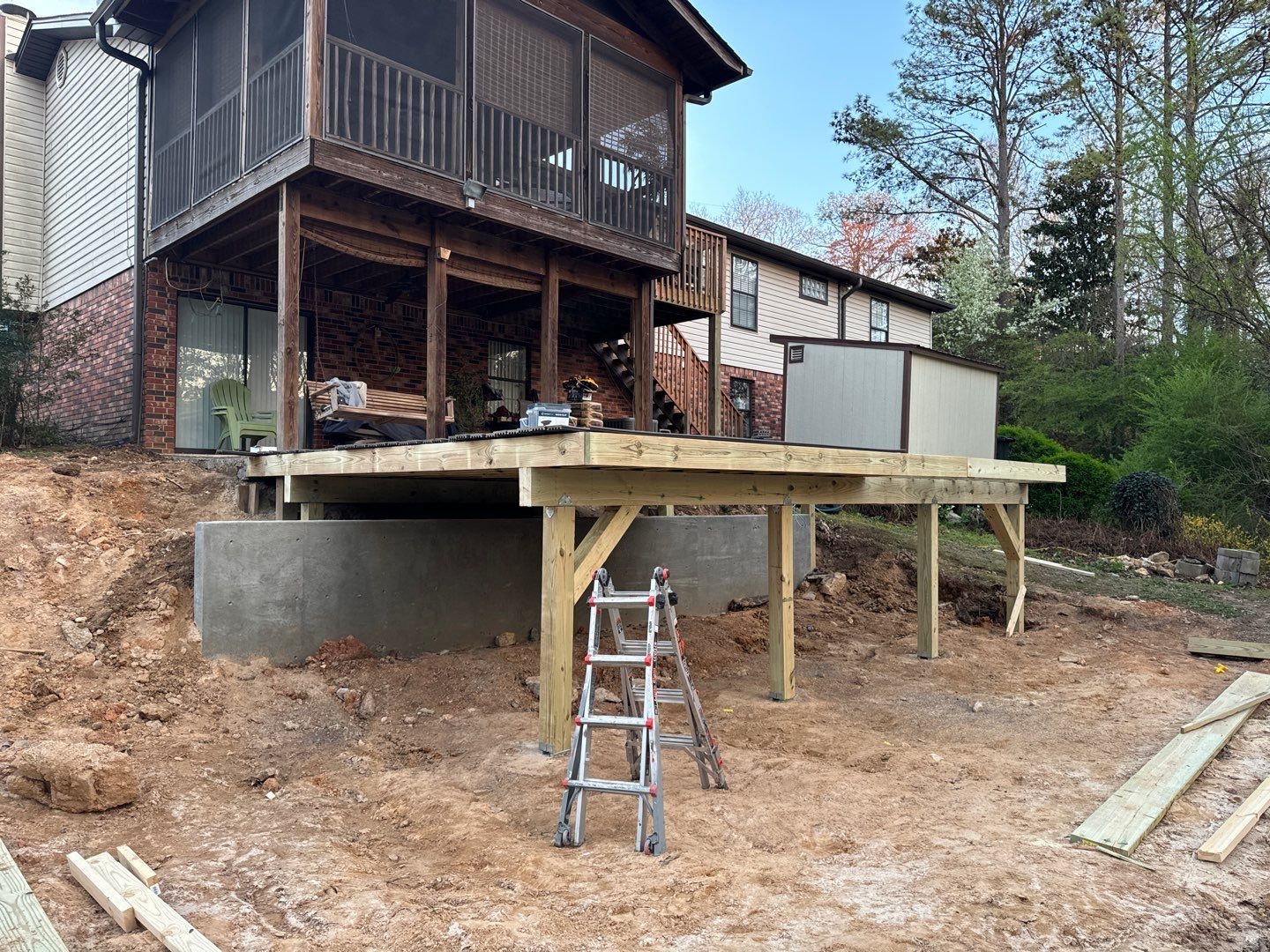 Southern Pines - Deck by Pillar and Pine