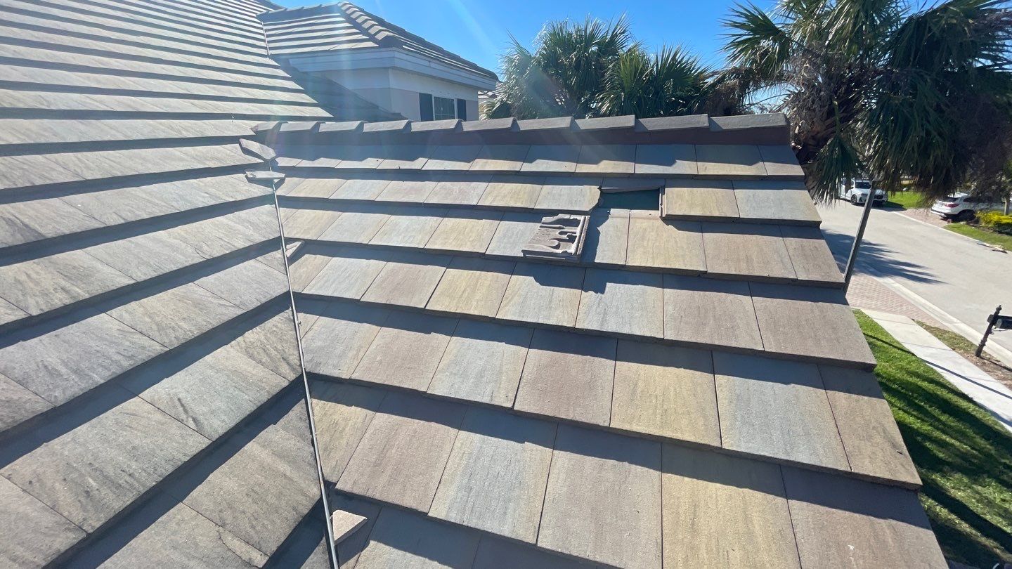 Residential Roofing Repair using Concrete Tile by Four Peaks Roofing