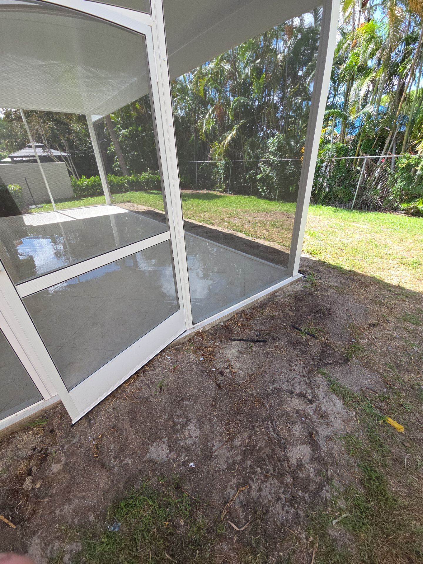 Aluminum Insulated Roof and Screen Enclosure Installation in Delray Beach by The Screen Depot, Inc