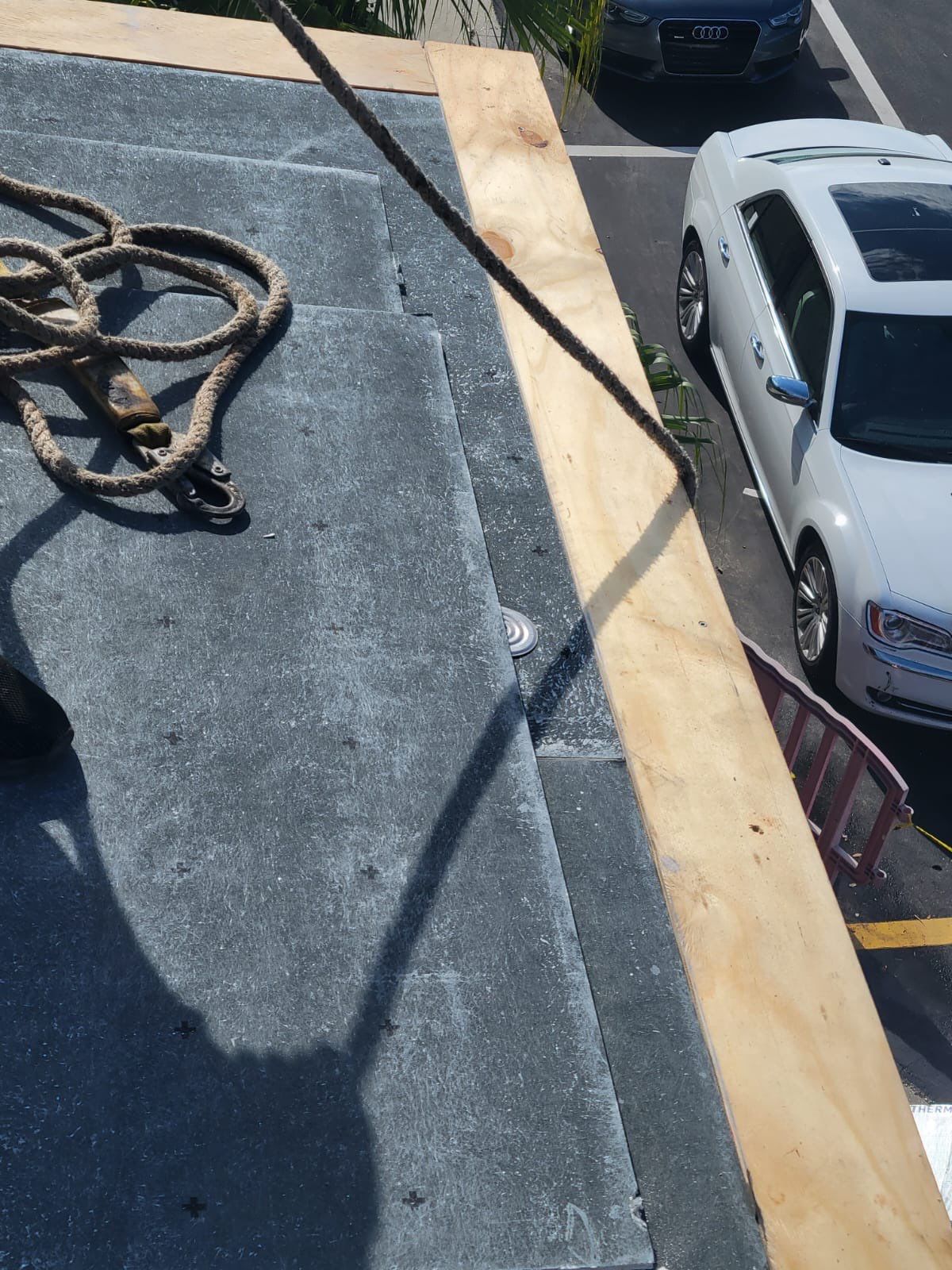 Emergency Repair on School from Storm Damage by Four Peaks Roofing