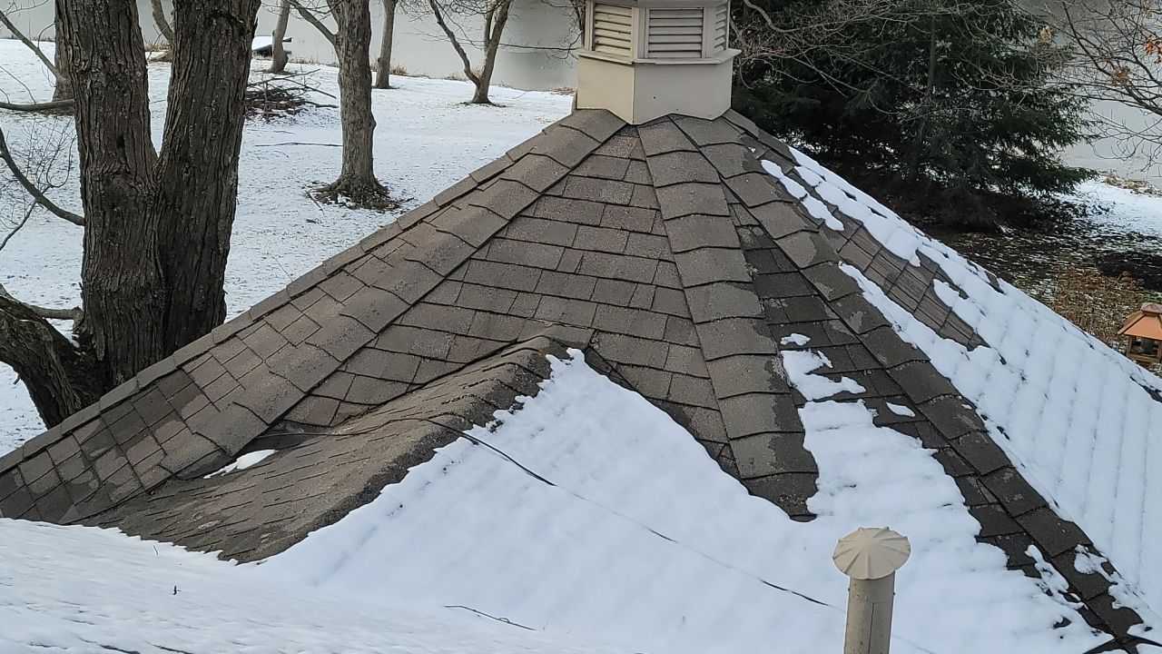 ATLAS PINNACLE HP COLOR: SCOTCHGARD HEATHERBLEND DRIP EDGE: MUSKET BROWN by Eagle Eye Roofing