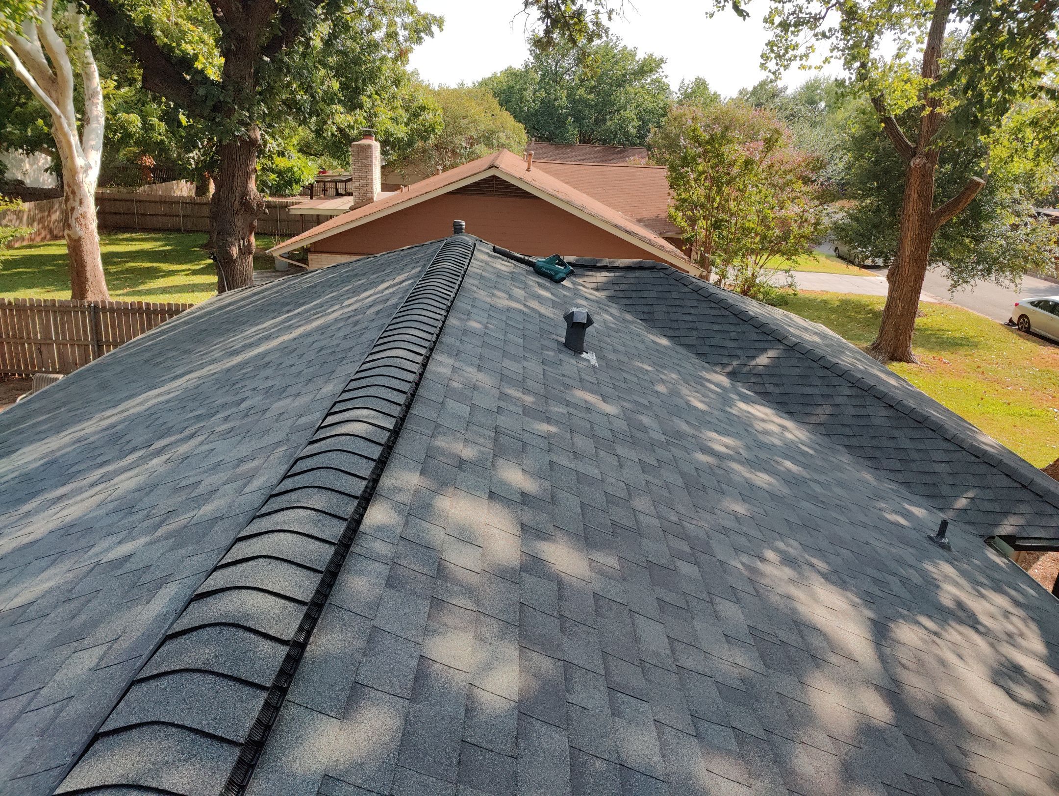 Residential Roofing Installation using Owens Corning Oakridge Estate Grey by DeZign Roofing & Exteriors
