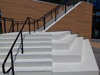 Painted Exterior Steps