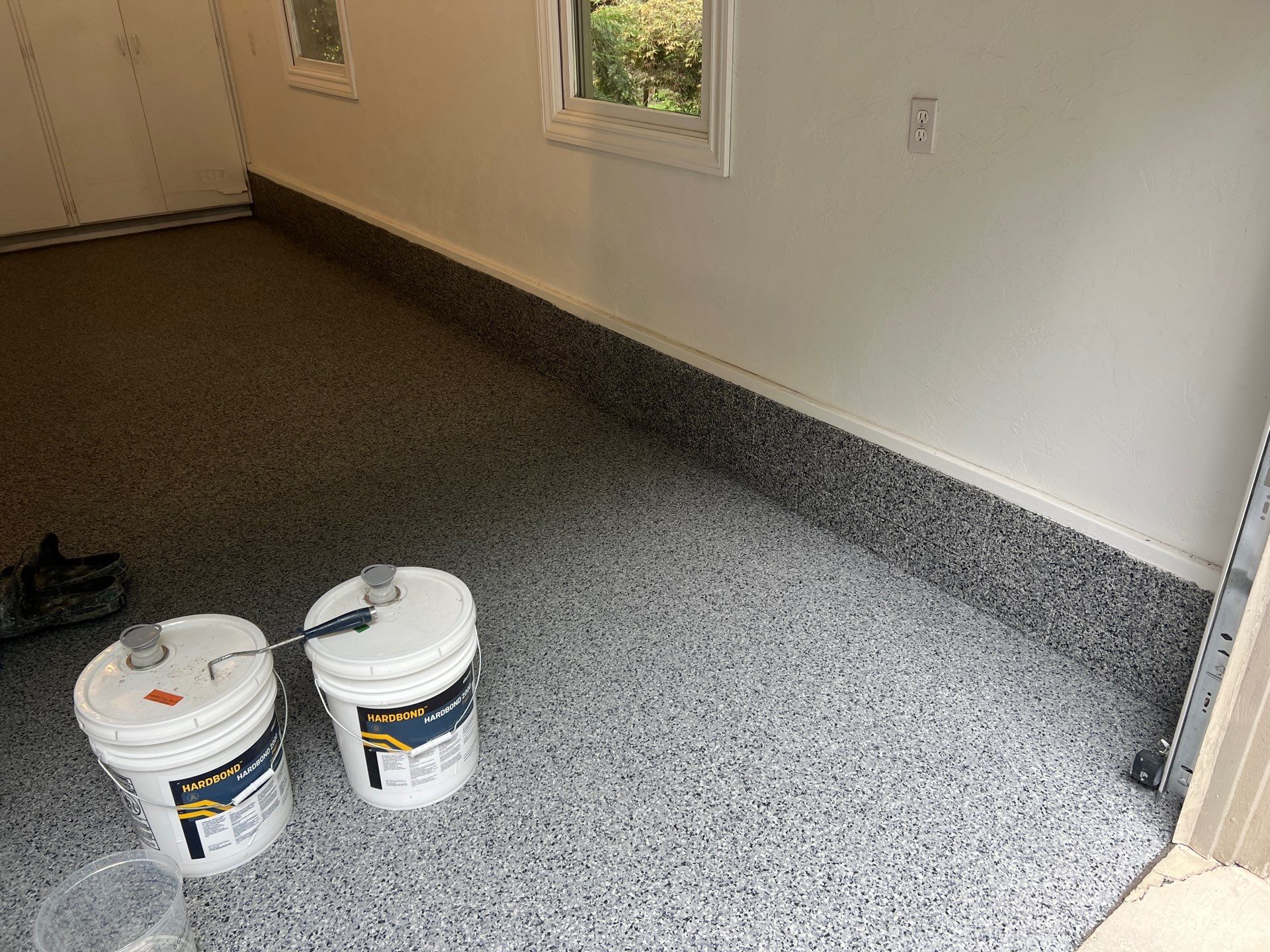 Durable & Stylish Epoxy Garage Floor Transformation by Gordon Painting