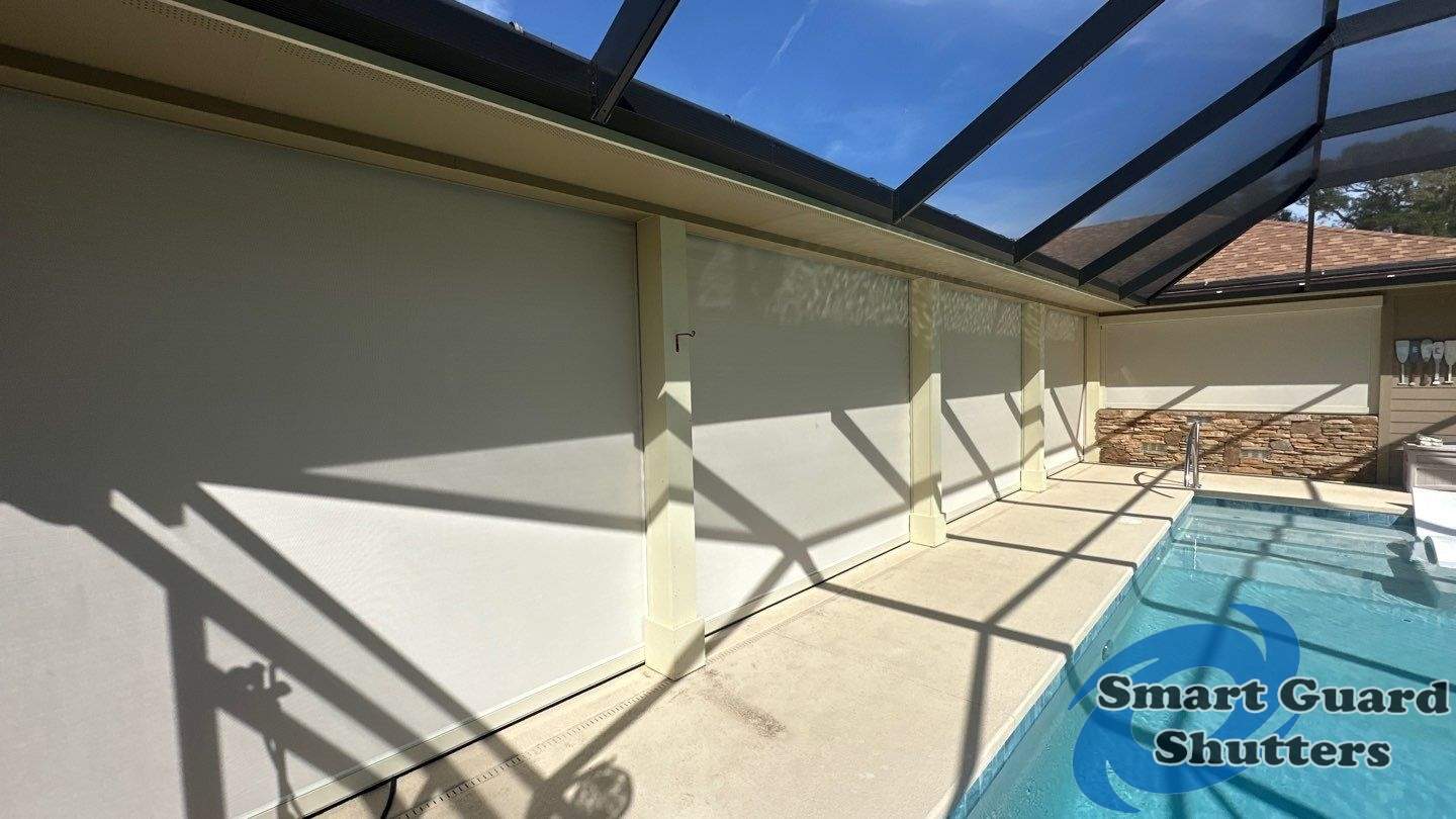 Hurricane Protection in Ivory by Smart Guard Shutters