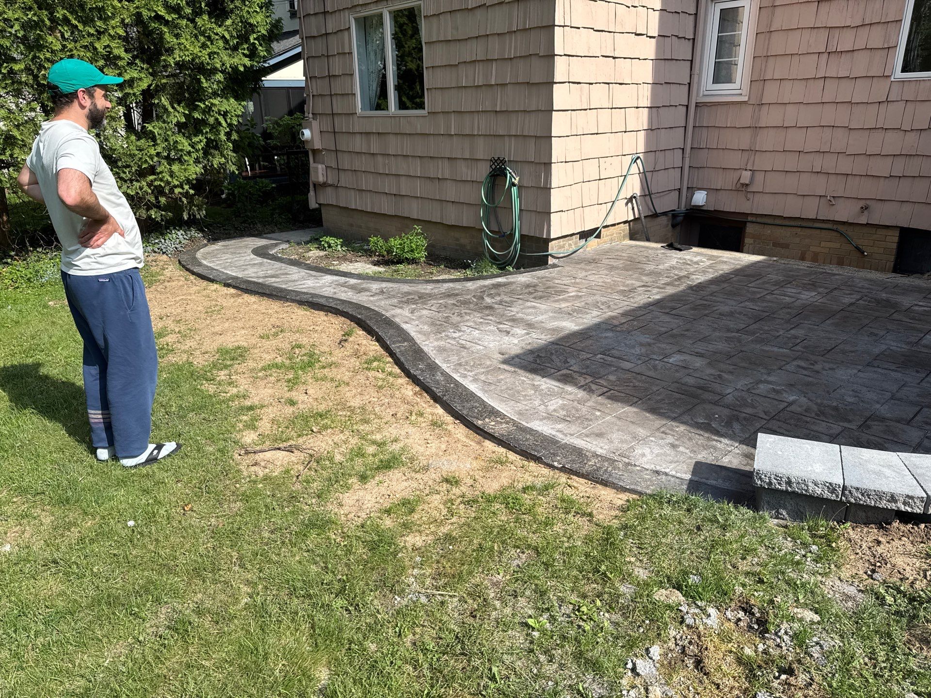 Rochester Broom Finished Patio by NG Masonry & Construction LLC