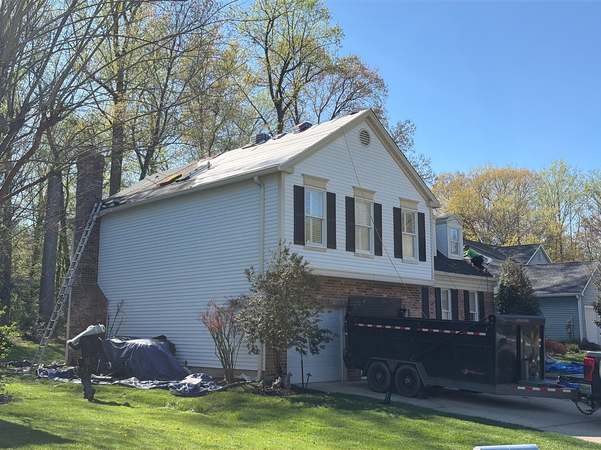 Residential Roofing Installation using GAF Timberline HDZ by Matter Construction, LLC