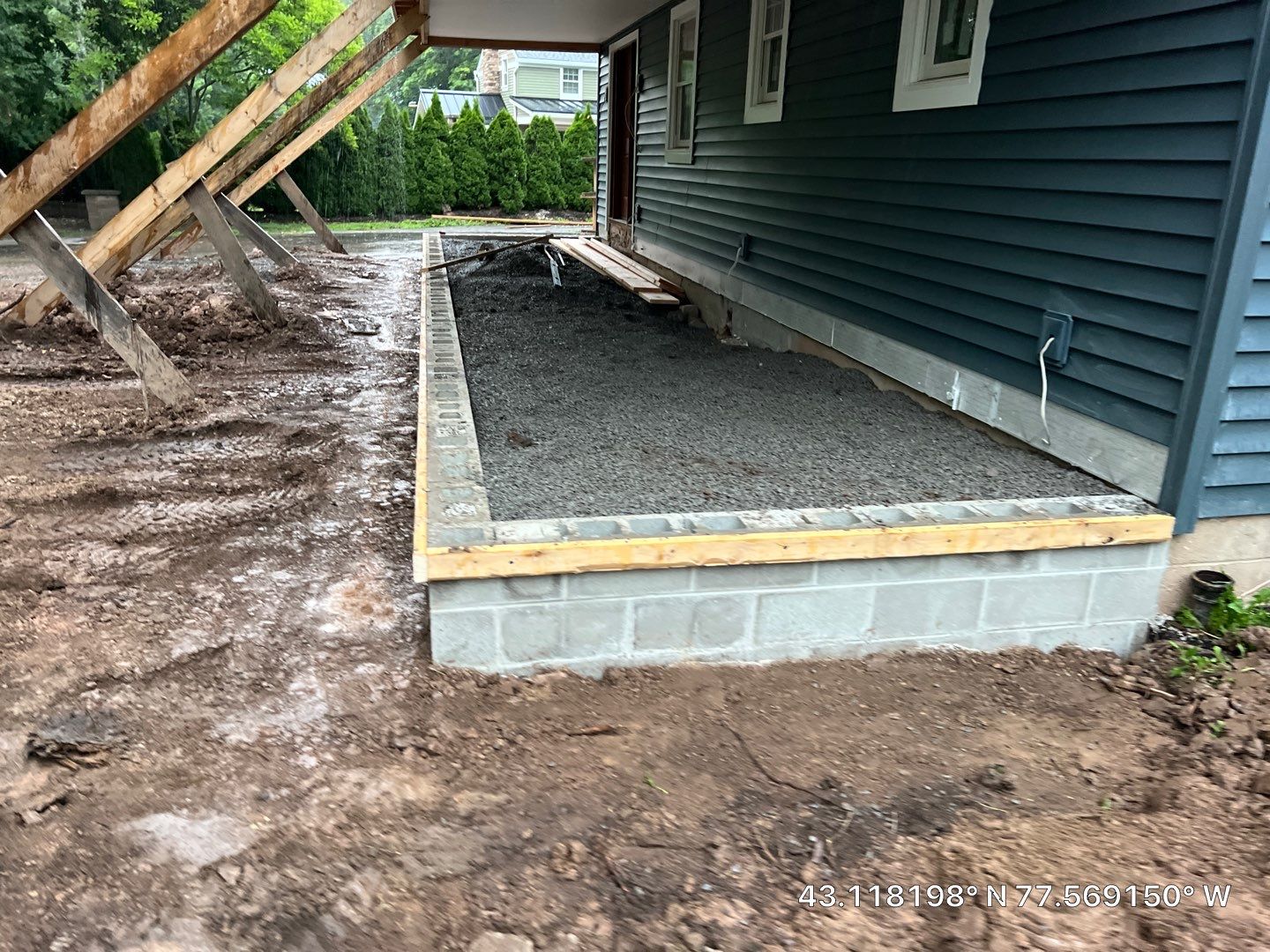 Stamped English Rivenstone concrete Porch/Patio  by NG Masonry & Construction LLC