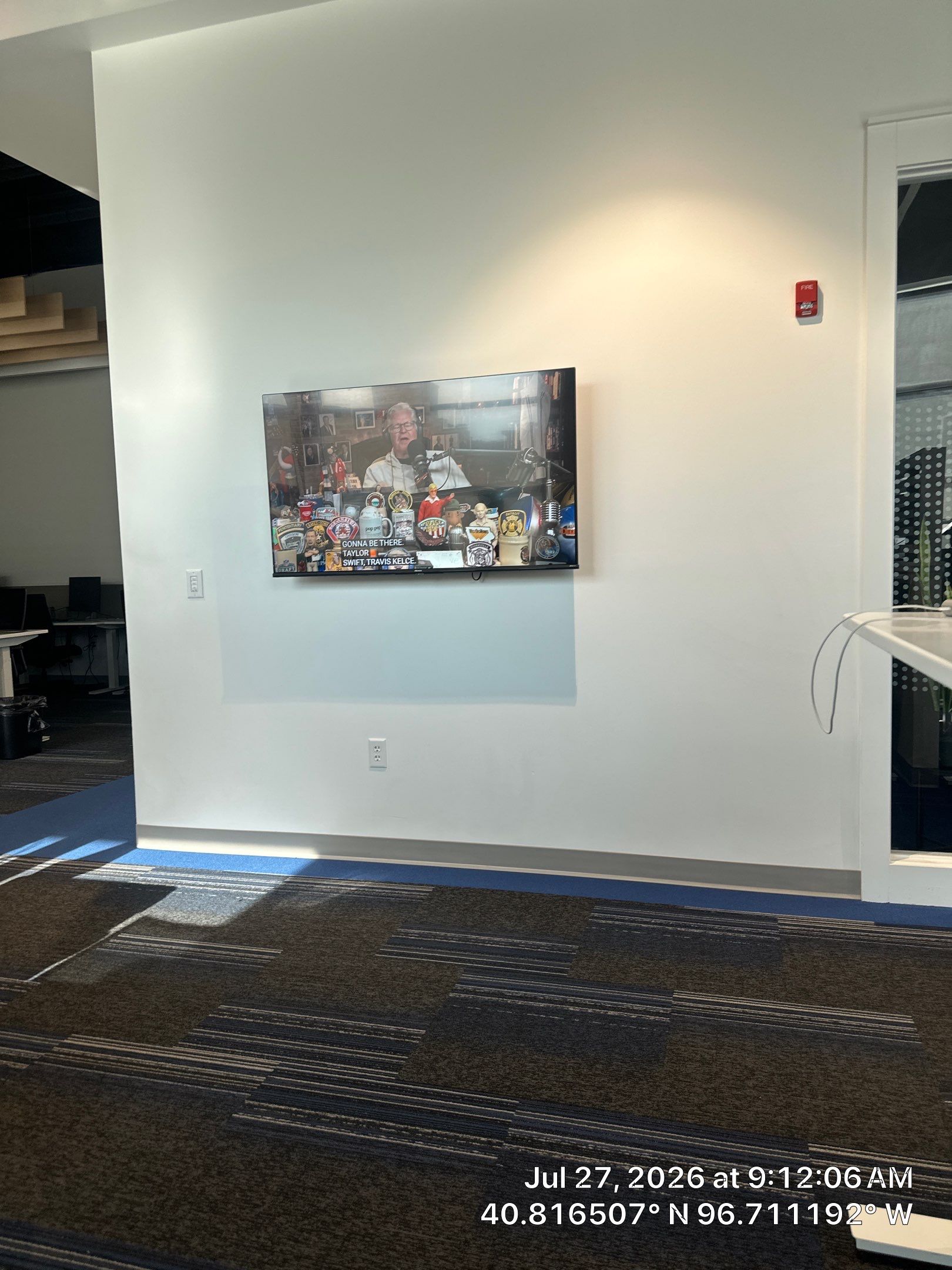 Commercial Office Interior Configuration and Media Installation in Lincoln by CompanyCam Sales Demo
