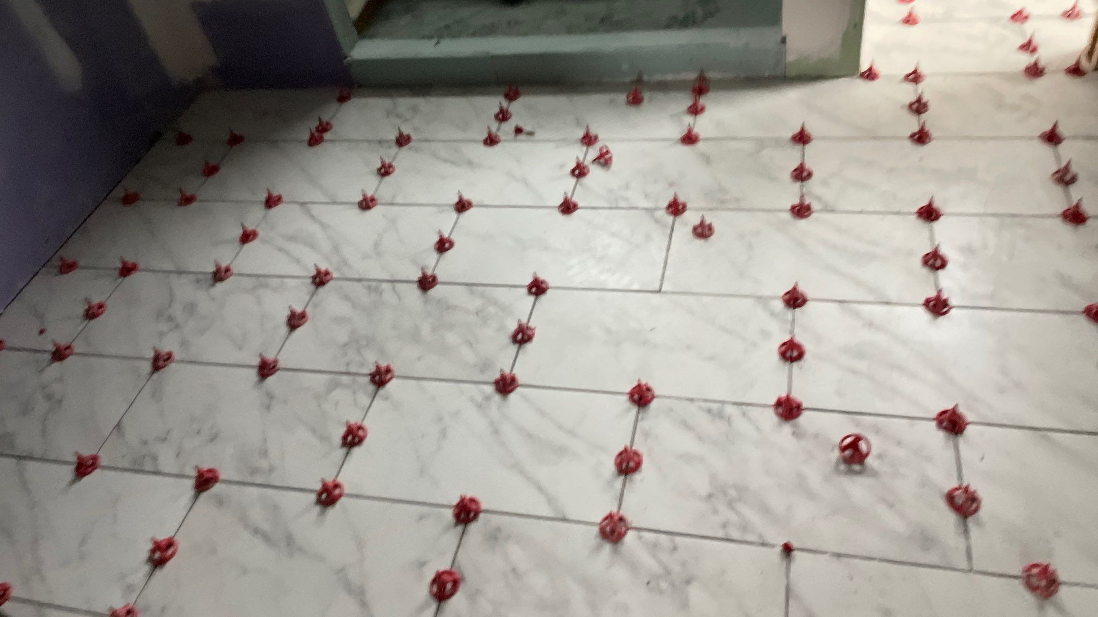 Remodeled Home with new tile floors, Showers and Refinished Oak Floors with stain and Waterbased Finish by Footprints Floors of Coastal Carolina