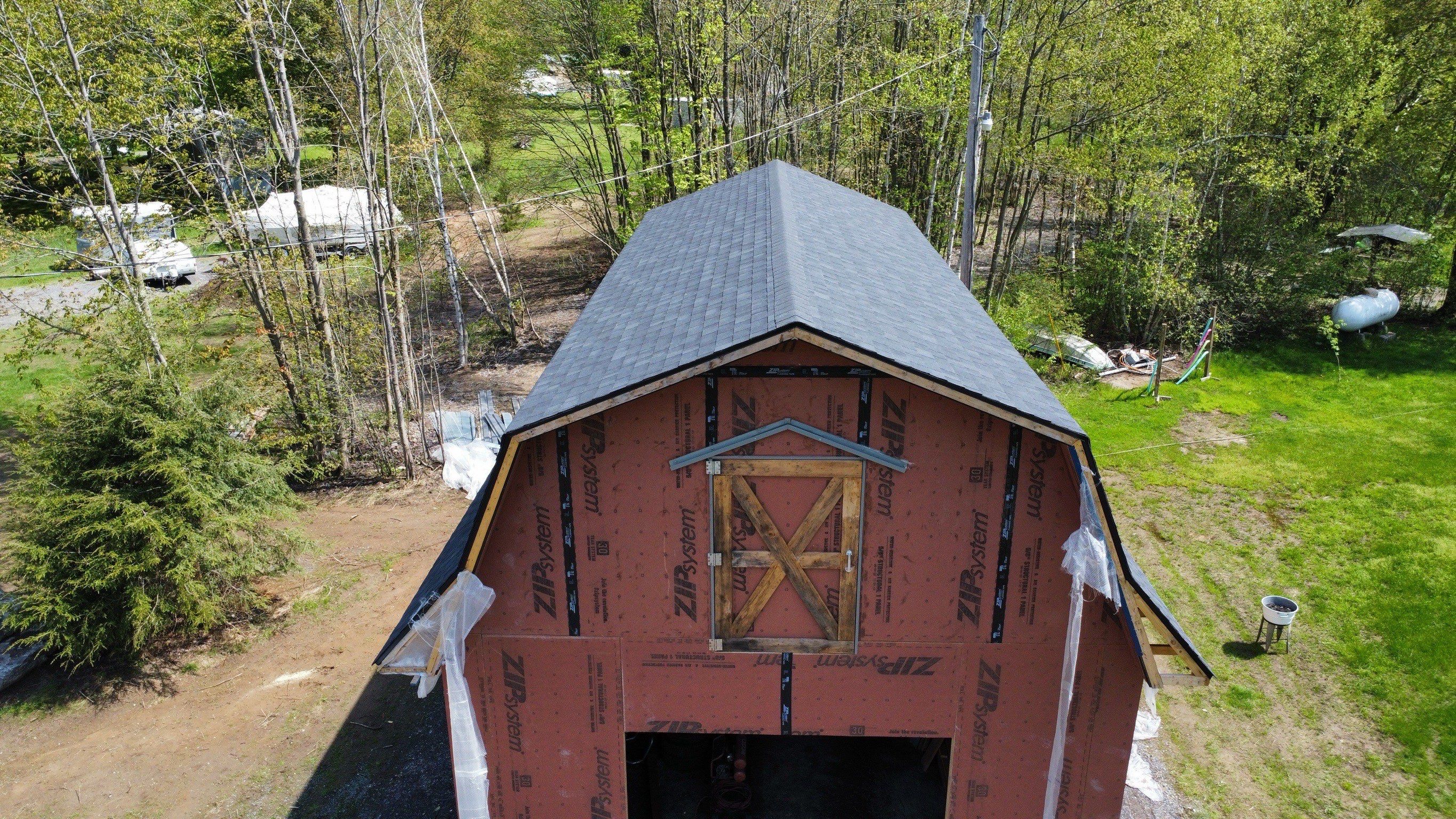 🏠 New Shed Installed in Parish, NY 🛠️ by Alpha Omega Roofing LLC