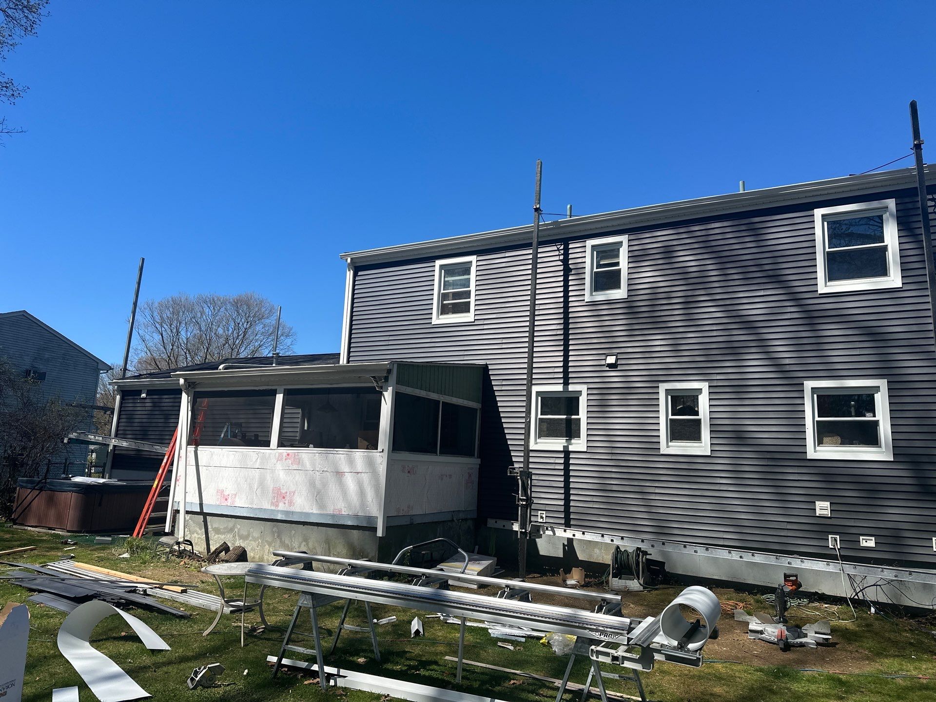 Siding Installation using Royal Building Products Carbon by A Plus Exterior