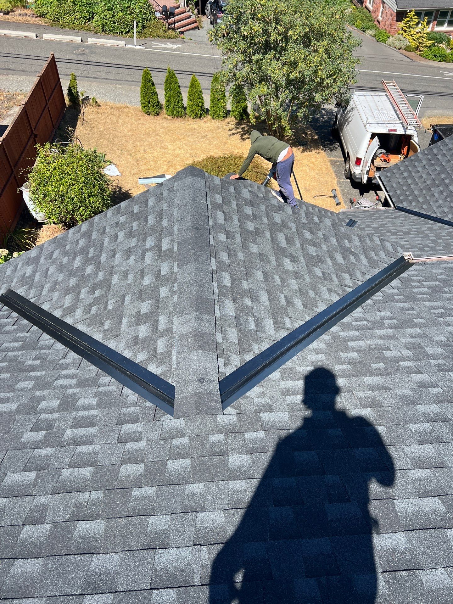 Residential Roofing Installation using GAF HDZ Shingles by Roofing Formula LLC