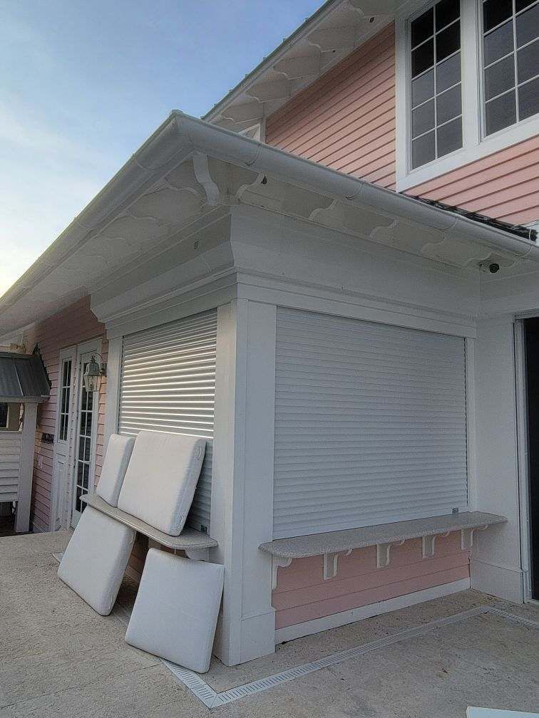 Half-Round Seamless Gutters in Boca Grande FL by Gutter Professors