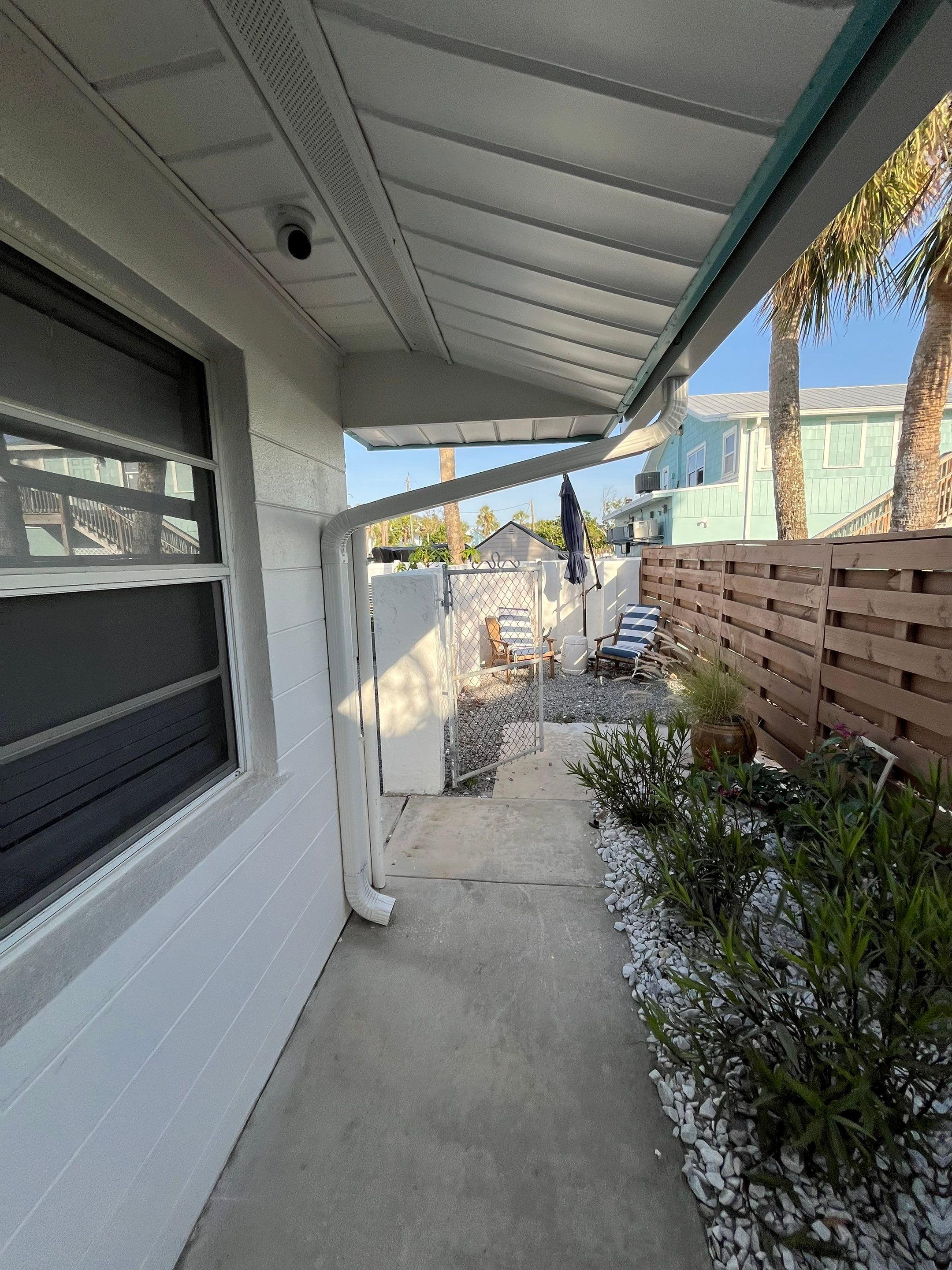 Splash Guard Gutter System and 7-inch Installation in Anna Maria FL by Gutter Professors