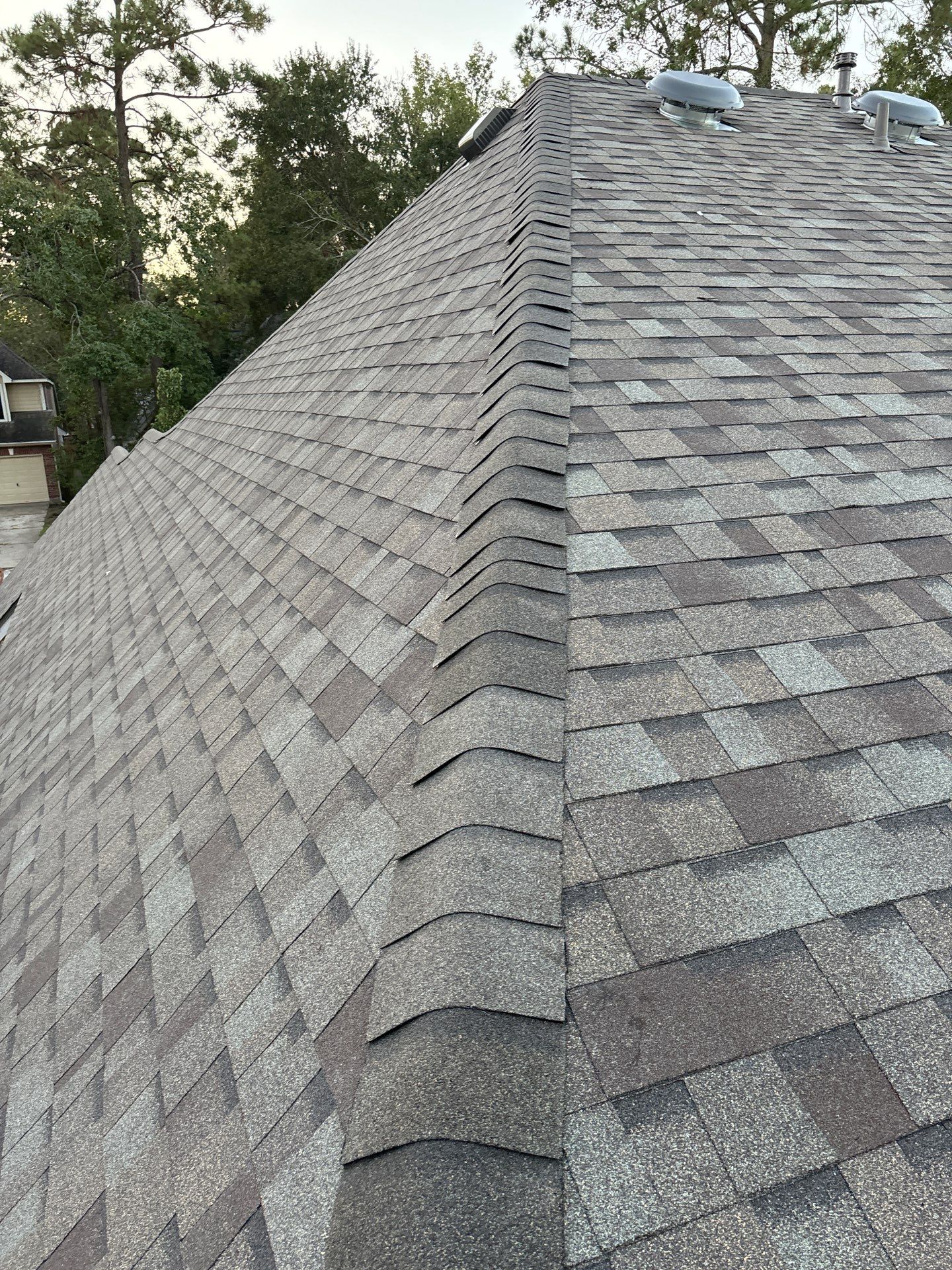 Residential Roofing Installation using Owen's Corning Duration (Lifetime) Shingles by Roof Repair Company