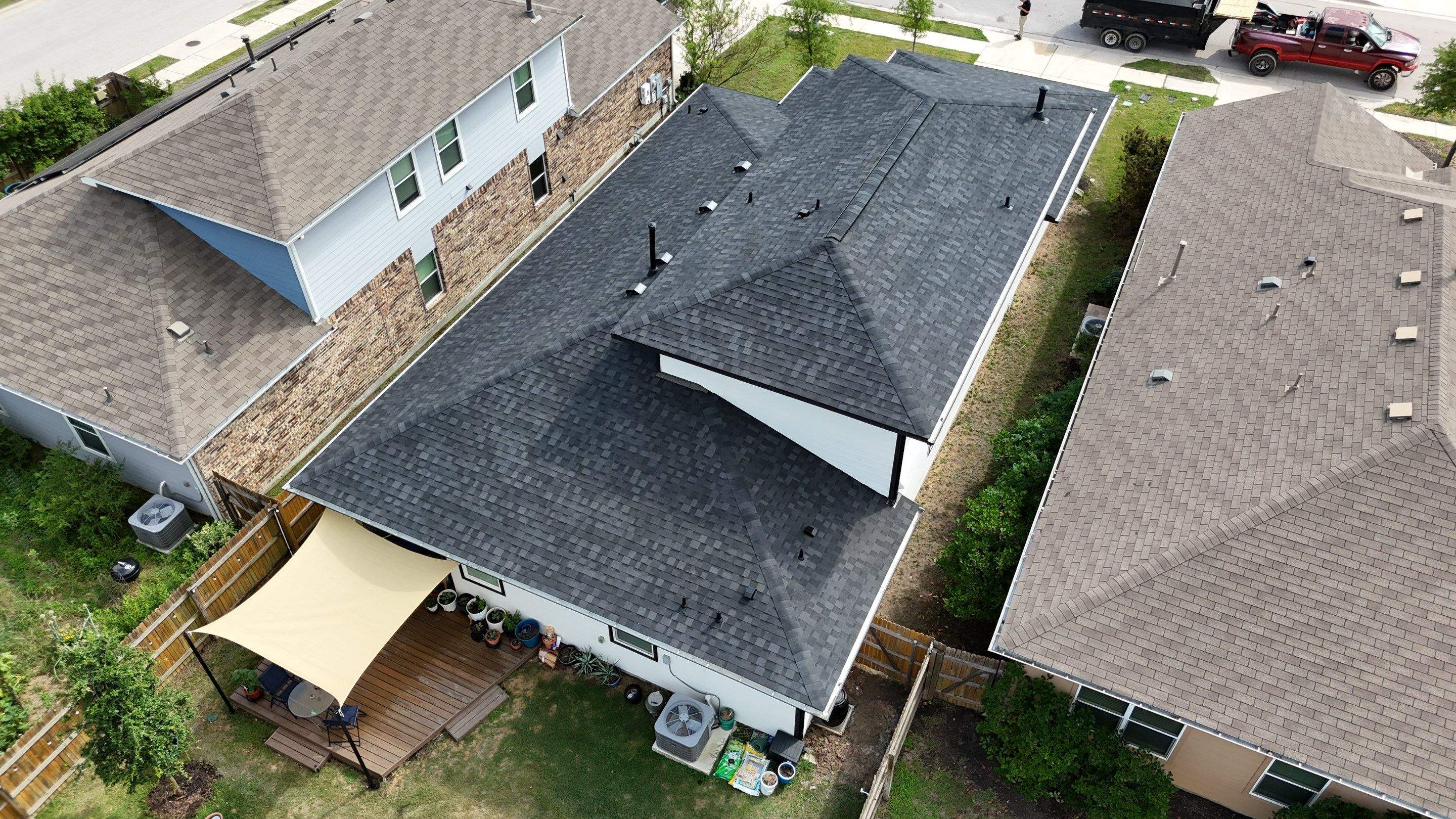 Granite Black Shingles by Perennial Roofing 