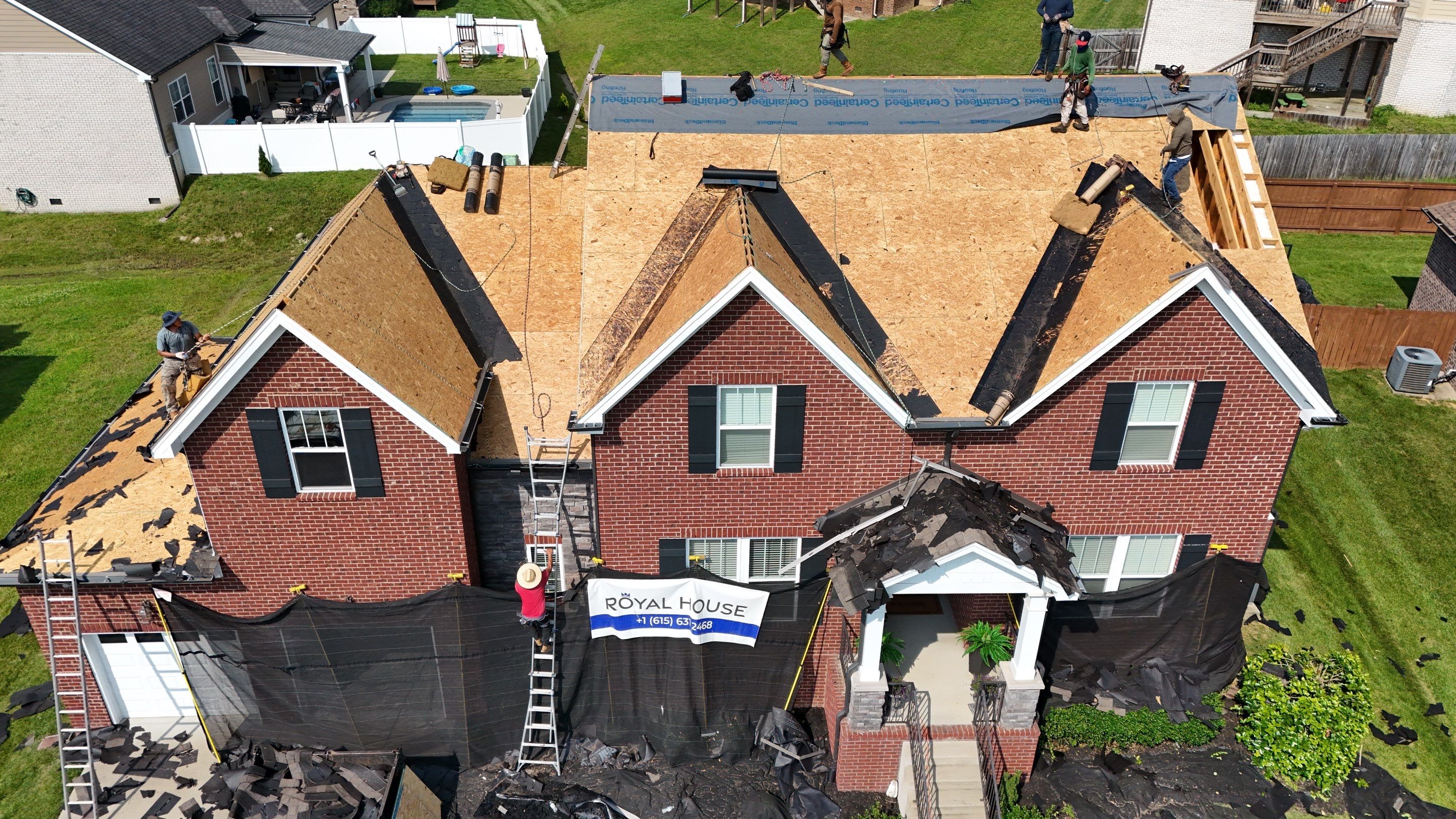 Espresso Re-Roof by Royal House LLC