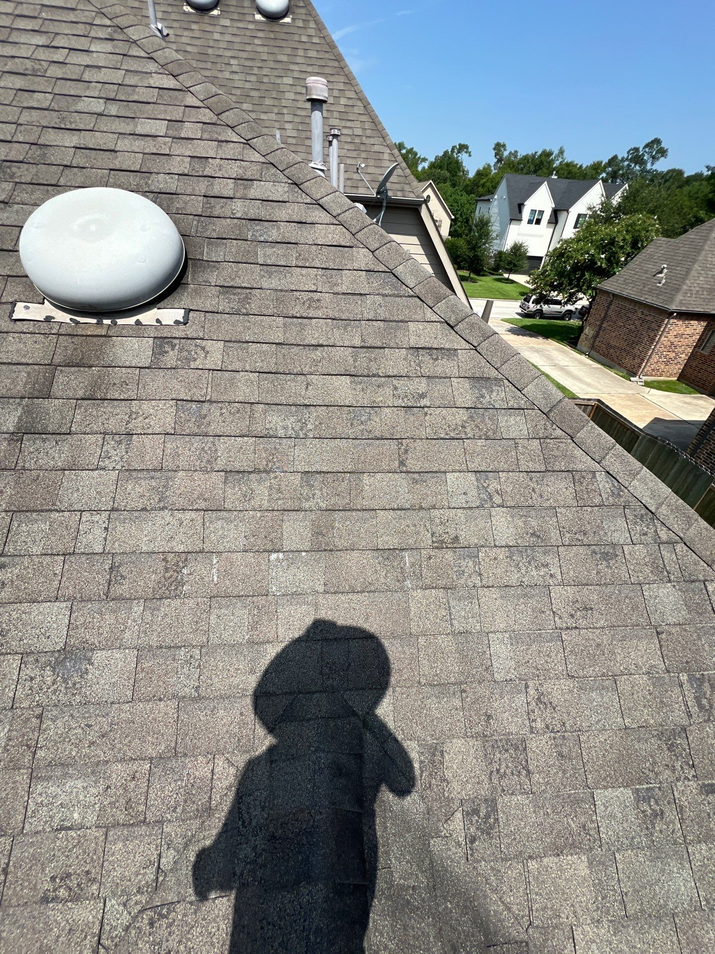 Hail Damage using Owen's Corning Duration (Lifetime) Shingles by Roof Repair Company