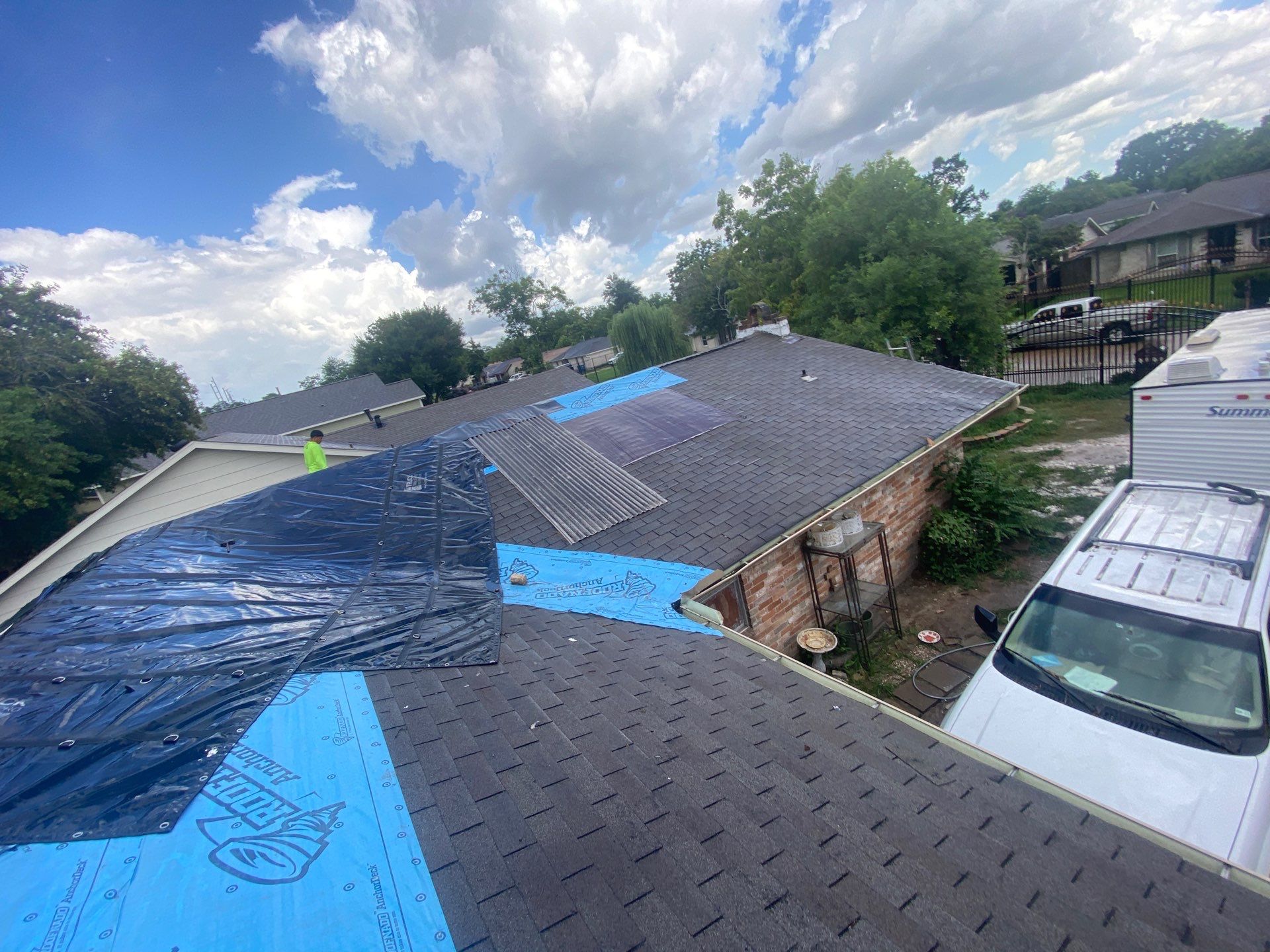 Residential Roofing Repair using Owen's Corning Duration (Lifetime) Shingles by Roof Repair Company