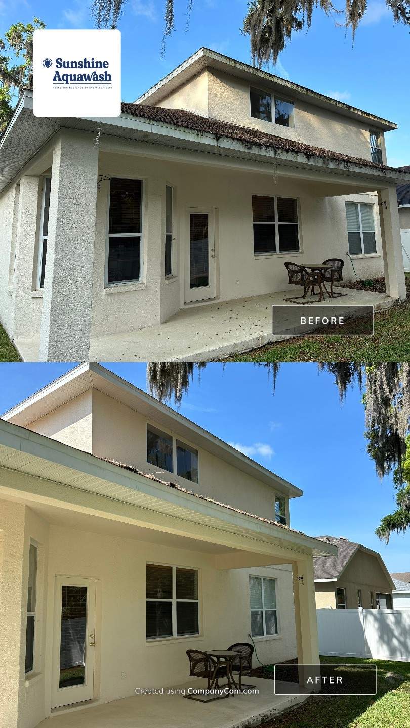 House Wash, Vinyl Fence, Patio, Driveway & Sidewalk Cleaning in Oakley Place, Ellenton, FL | Sunshine AquaWash by Sunshine AquaWash