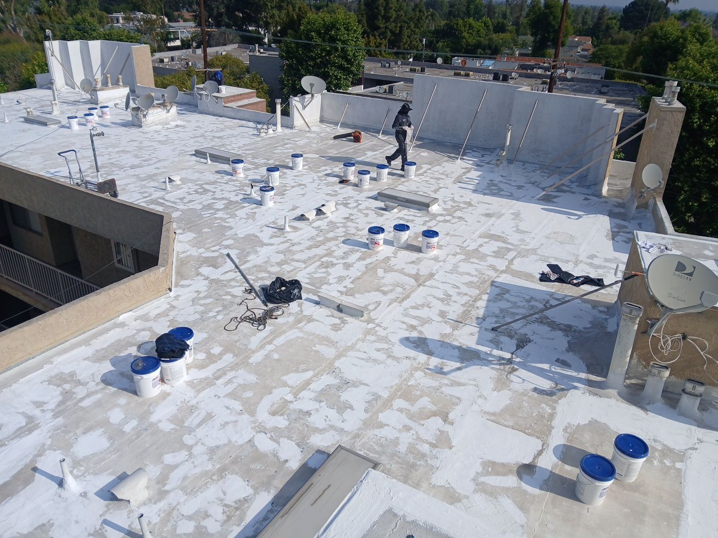 Apartment Building in Sherman Oaks by Hull Brothers Roofing