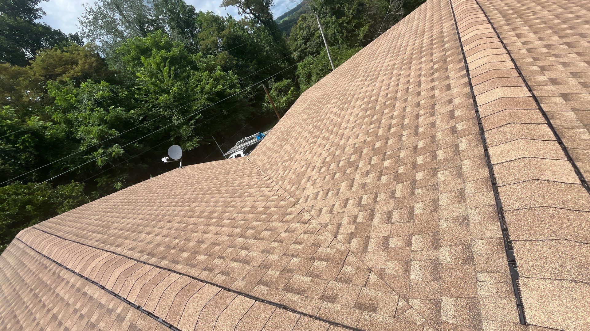 Residential Roofing Installation using GAF Timberline HDZ Shakewood by Rainstoppers Roofing