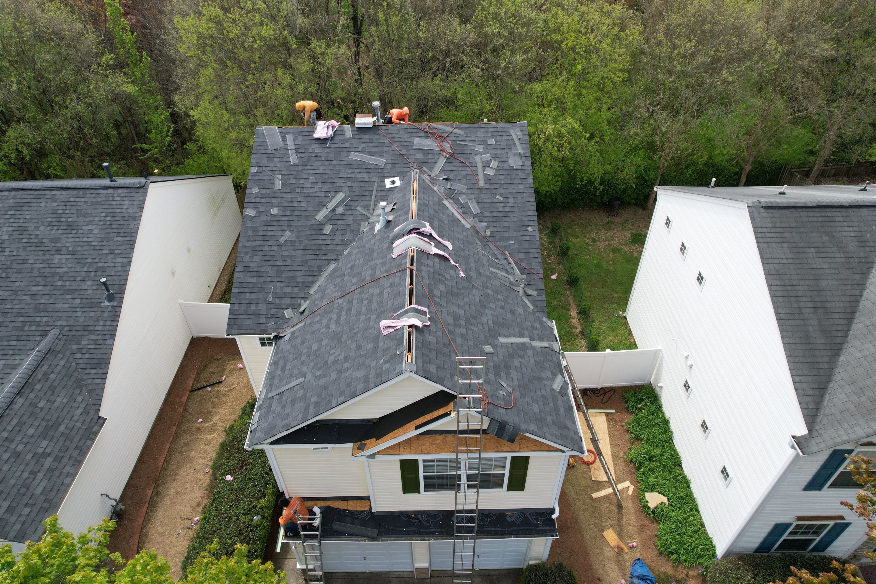 Residential Roofing Installation using Owens Corning by Inspector Roofing and Restoration