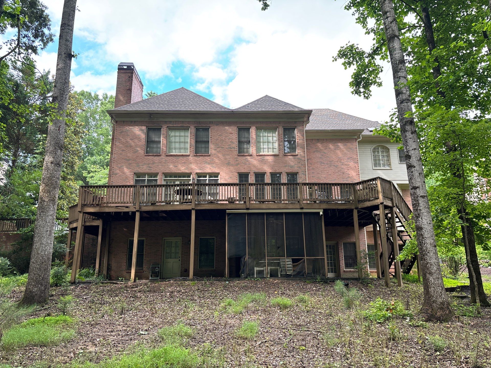 Deck Build using Deckorators Venture Series Decking in Alpharetta, GA by Nelson Exteriors 