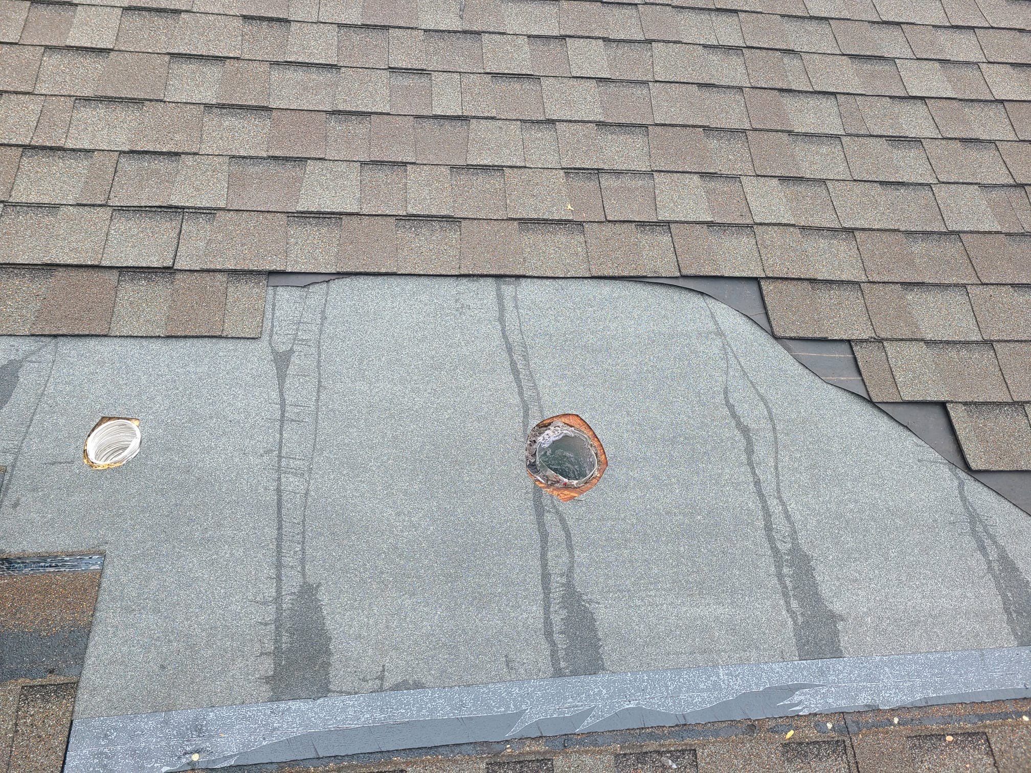 Hail Damage using Owen's Corning Duration (Lifetime) Shingles by Roof Repair Company