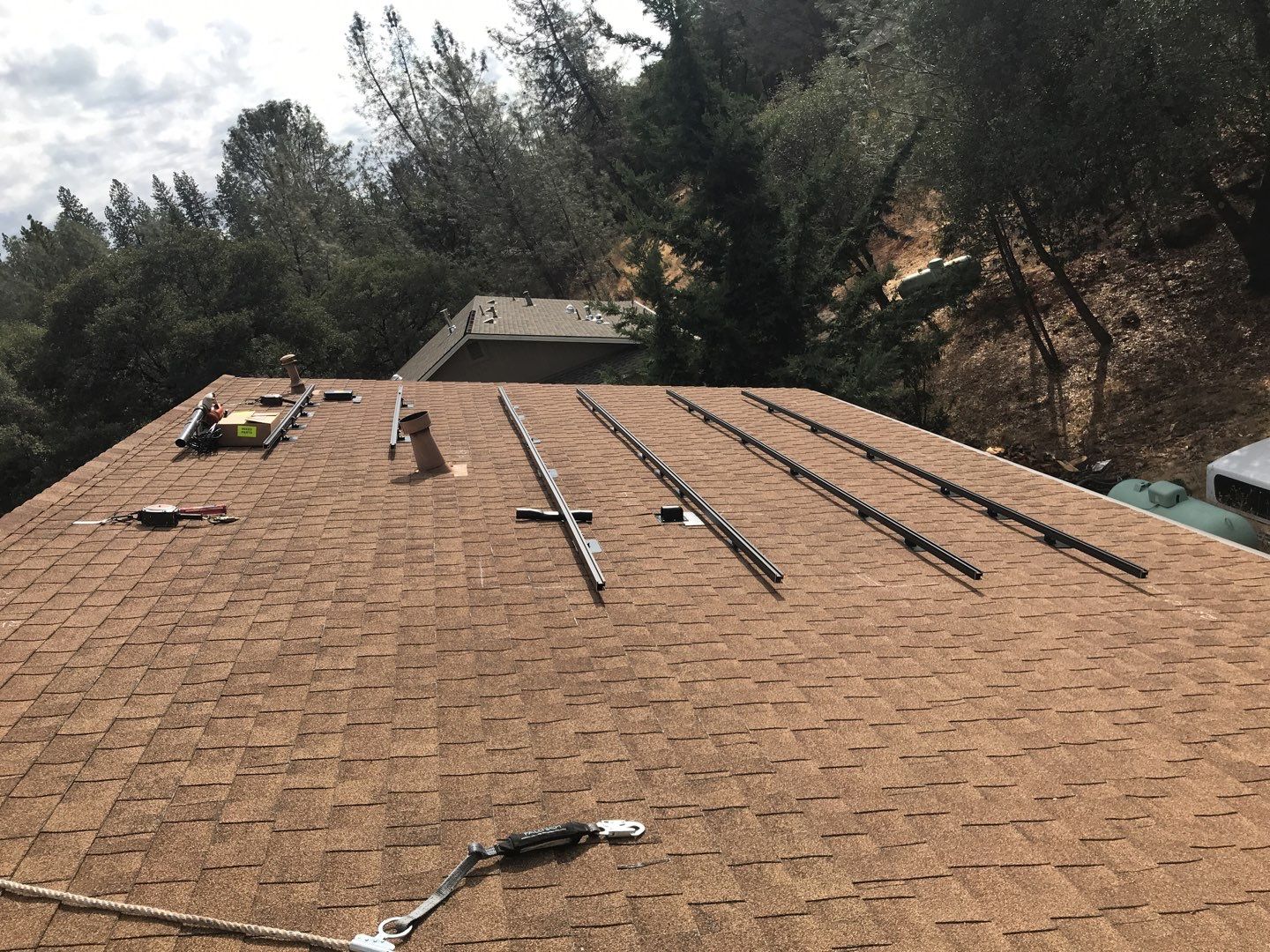 Solar Panel Installation using Solar Panels by Byers Enterprises 