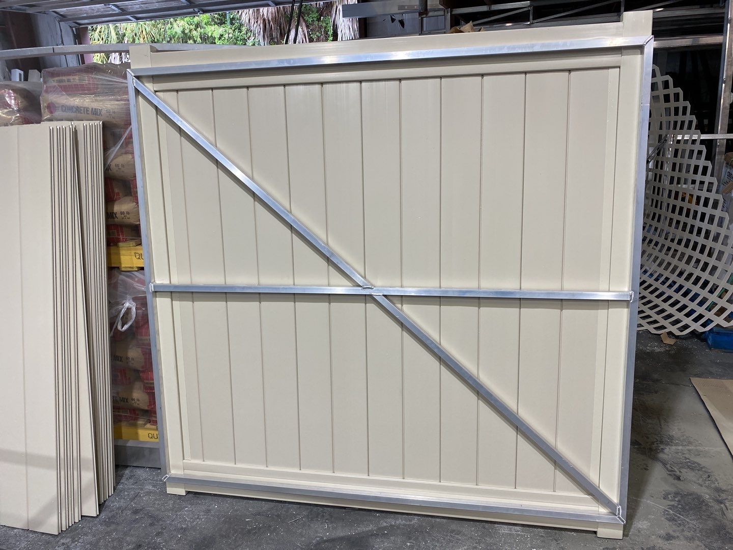 North Port, FL Tan Vinyl Privacy Fence  by Asap fence and gates, LLC